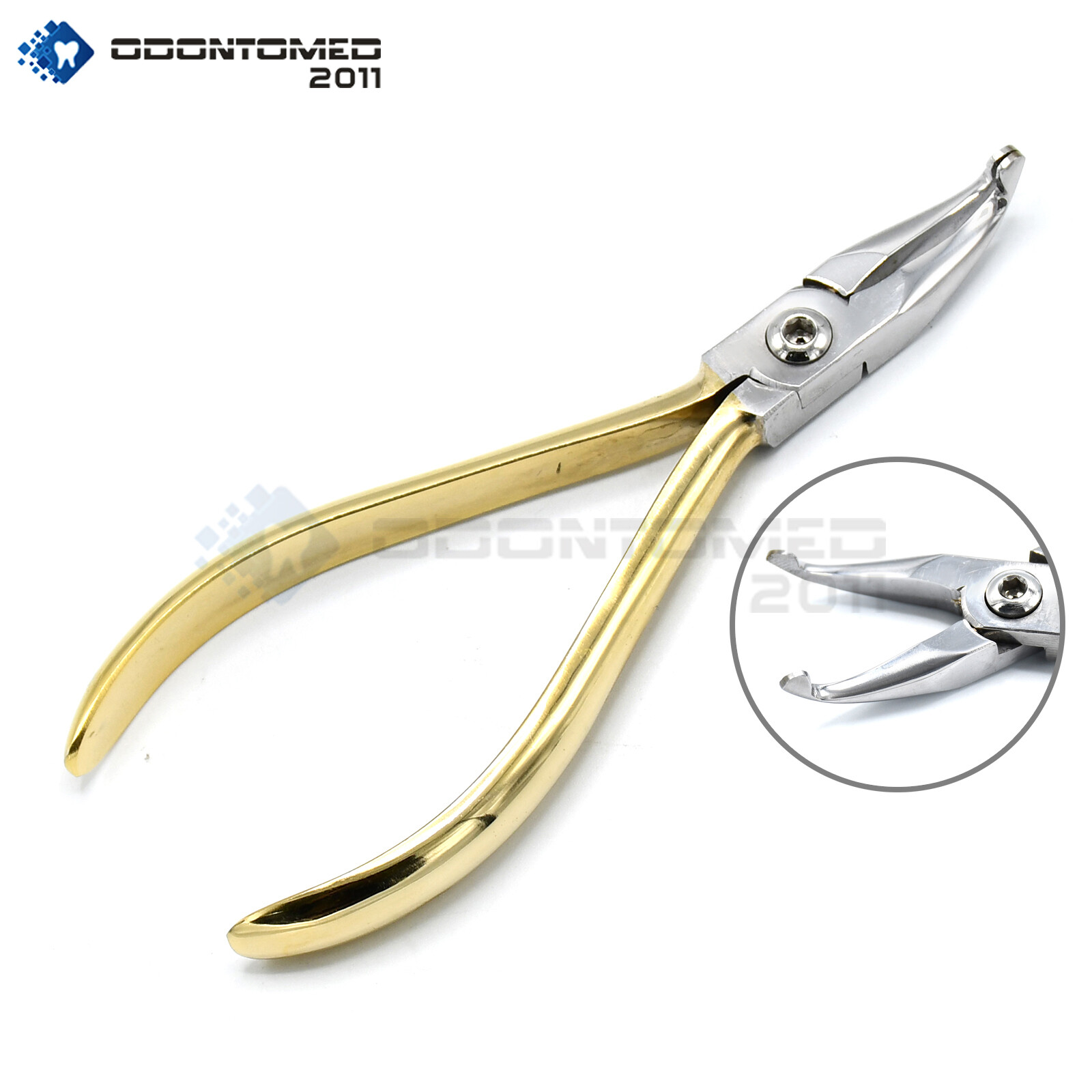 How Crown Plier Curved Gold-Plated Dental Orthodontics Instruments DP-21