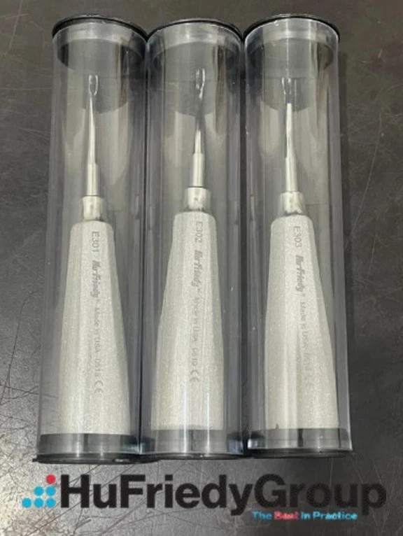 Lot of 3 PCS hu friedy Dental Elevator Combo Apexo E301 E302 E303