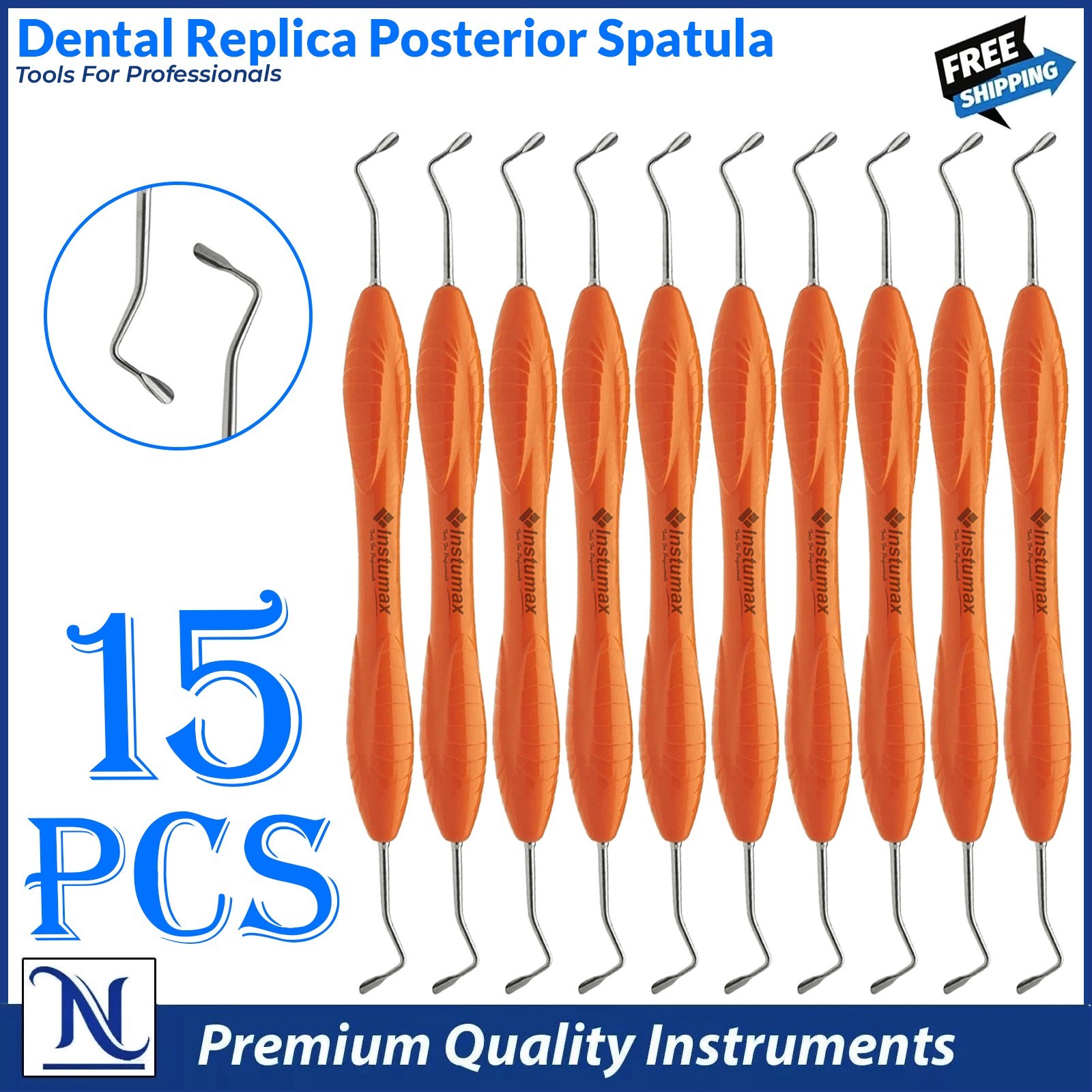 Dental Composite Filling Instruments Restoration Replica Posterior Spatula