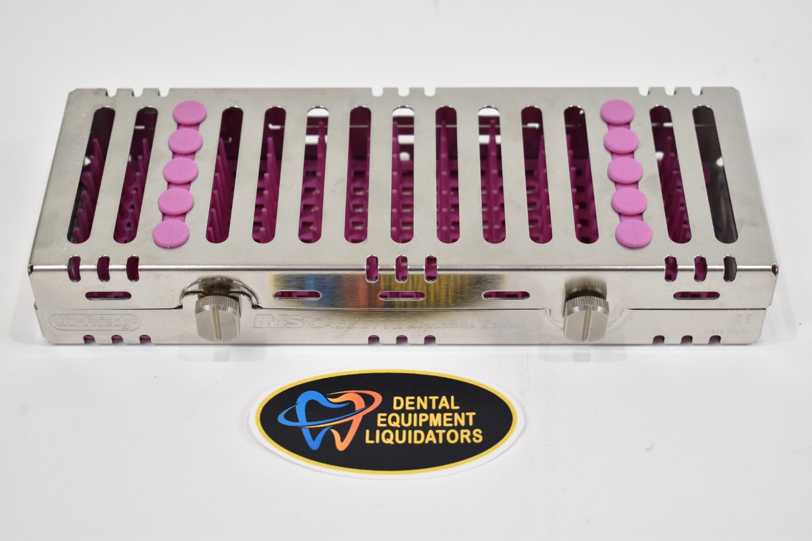 Hu-Friedy Sterilization Cassette, Lavender, Exam 5 Instruments 3″ x 8″ x 1 1/4″