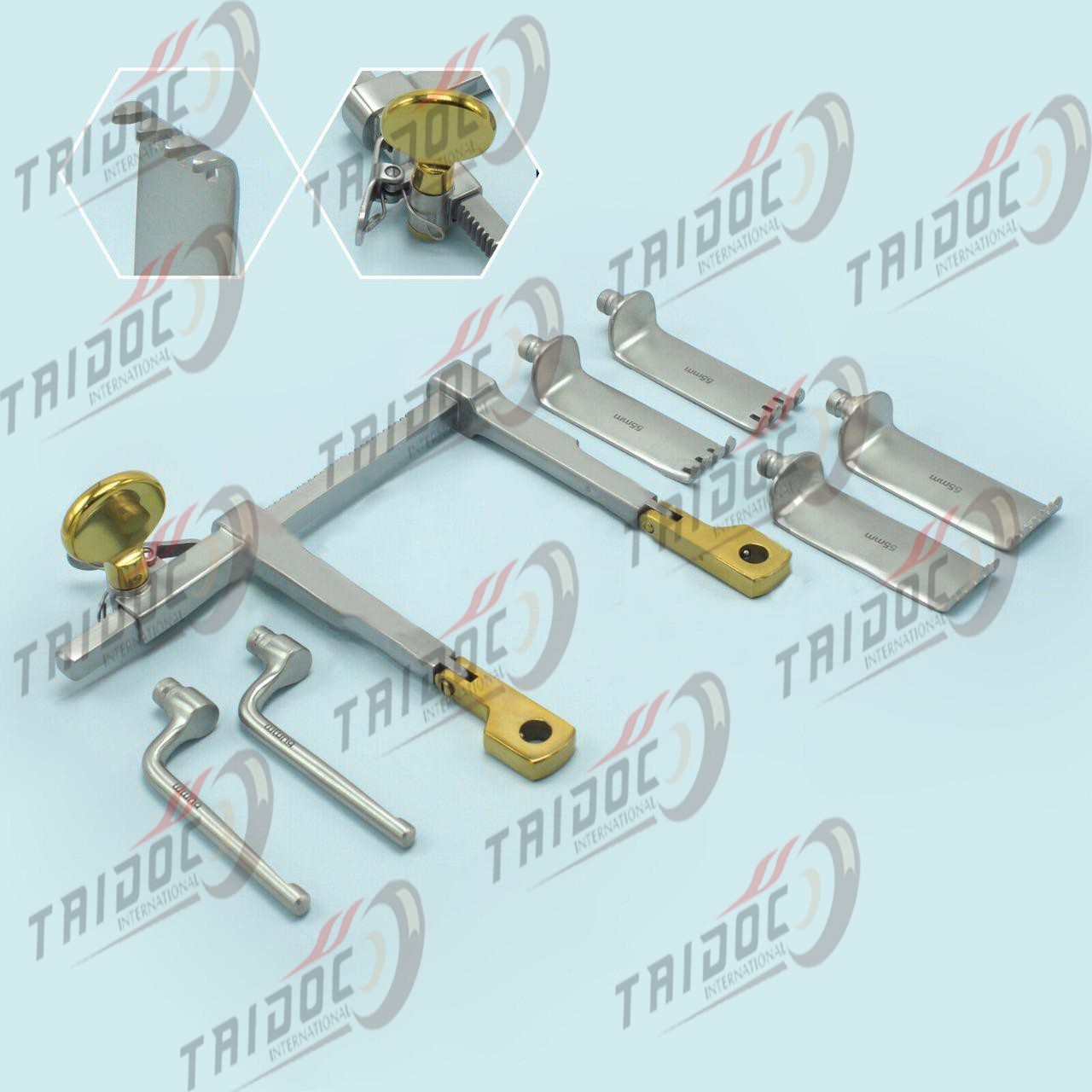 OR Grade Caspar Adjustable Cervical Retractor With Blades Spine Instruments