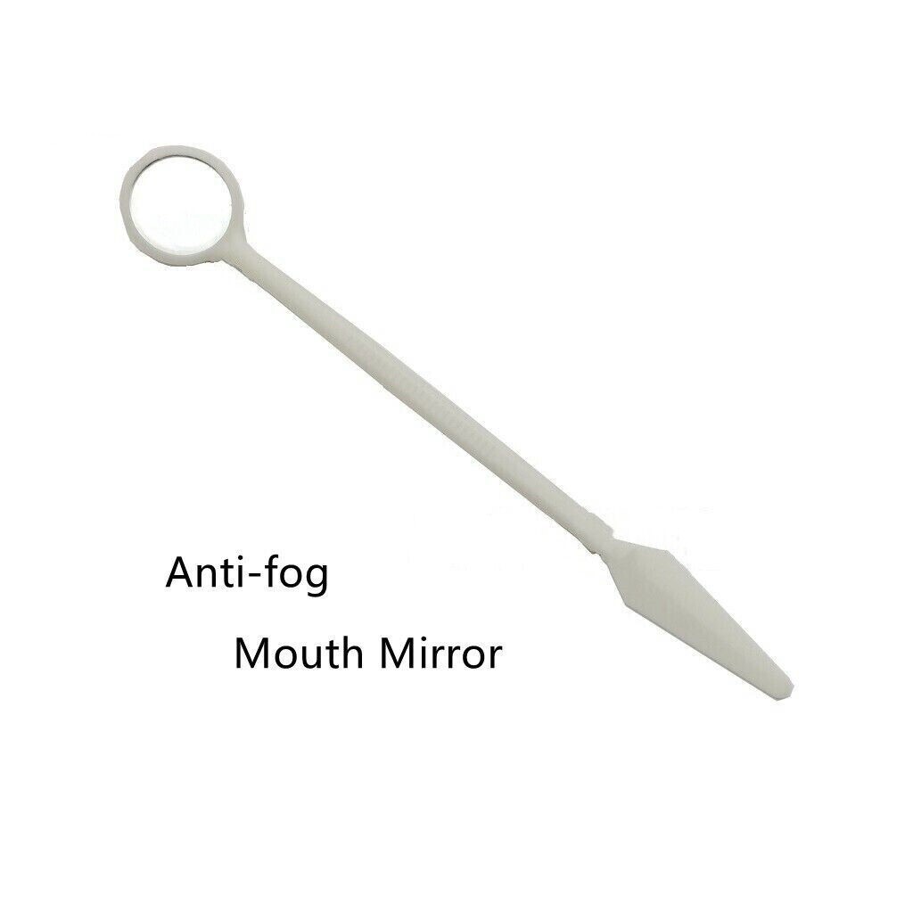 3Pcs/Pack Dental Disposable Stainless Steel+ Plastic Mouth Mirror Tweezers Probe