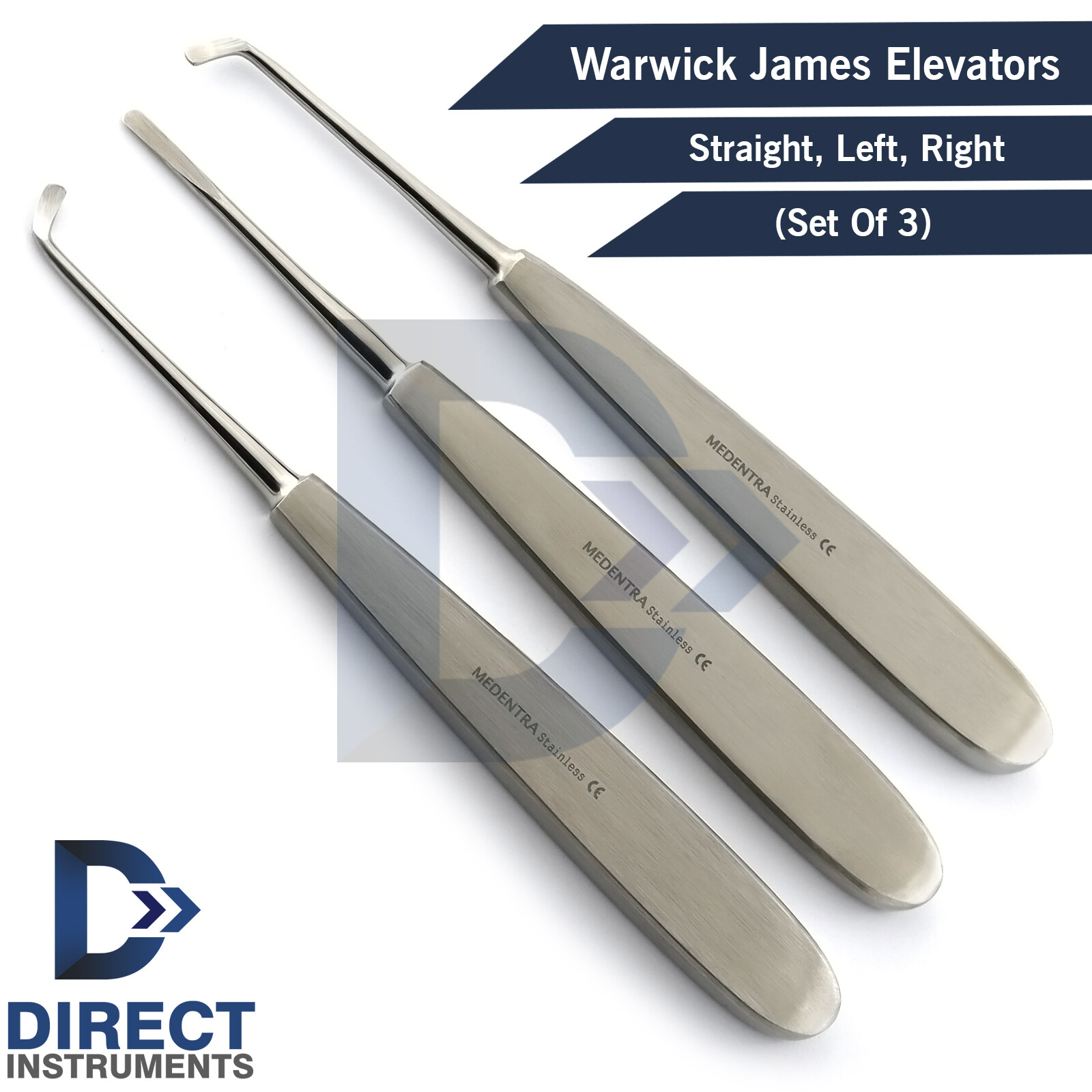 Surgical Coupland Elevators Warwick James Implant Surgery Dental Root Extraction