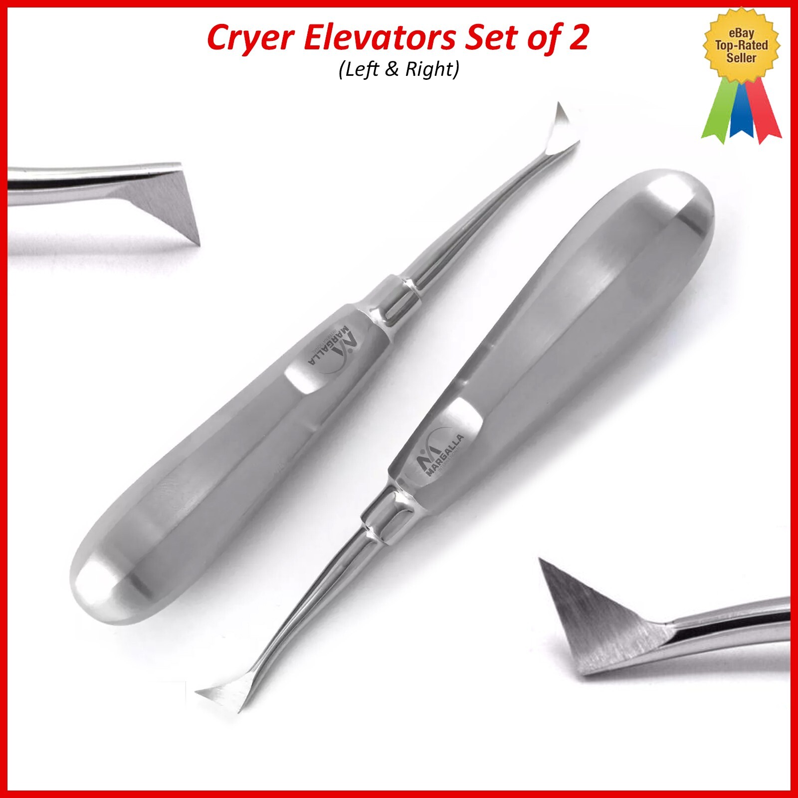 Dental Luxation Elevator Teeth Extraction Coupland Tooth Loosening Surgery Set