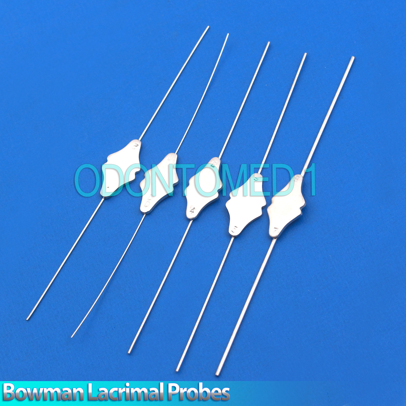 5 Bowman Lacrimal Probe Surgical Dental ENT Instruments