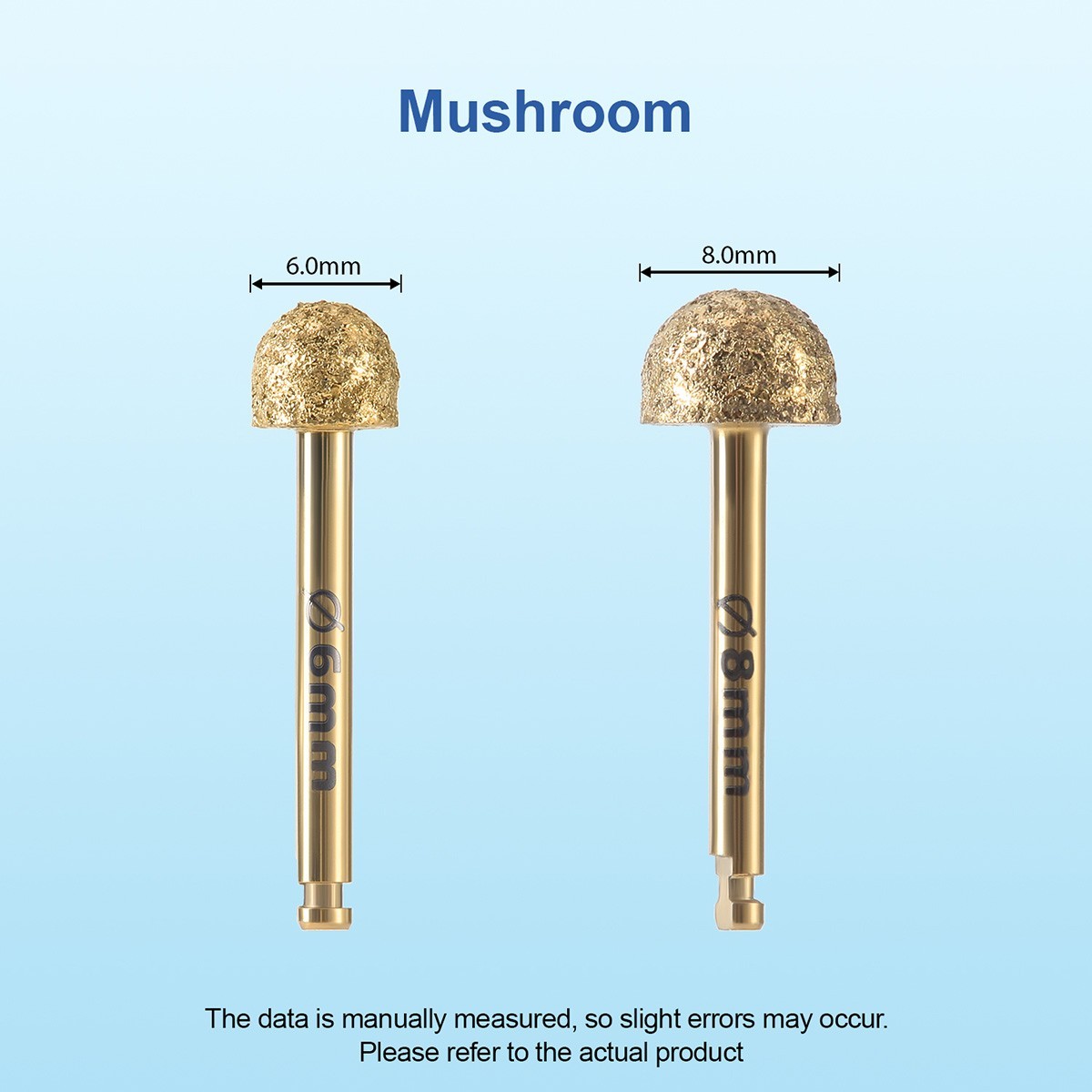 Dental Maxillary Sinus External Lifting Diamond Coated Burs Drills 6pcs/Kit