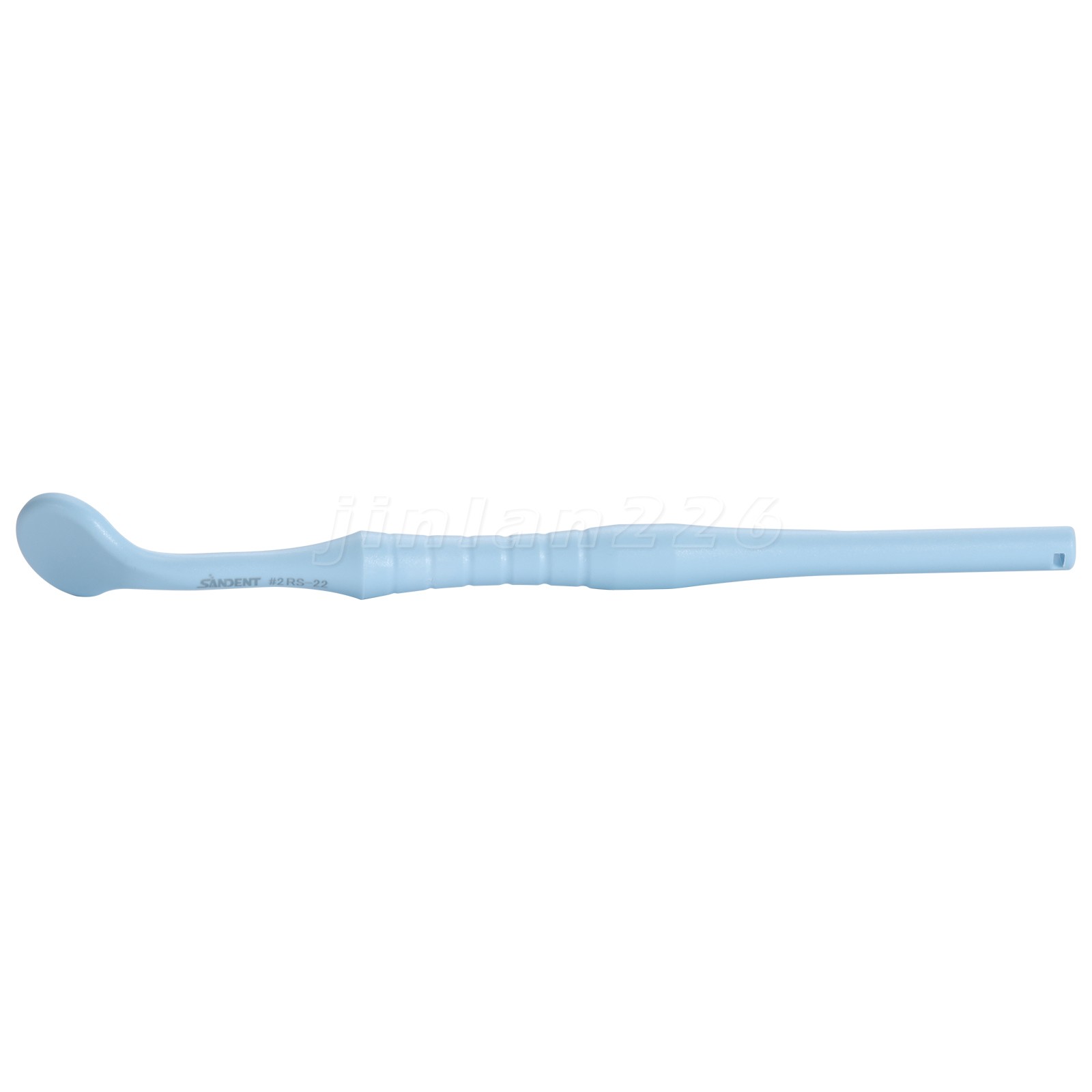 4*10pc Dental Mouth Mirror With Blue 18mm Single Side HANDLE Examination Tool