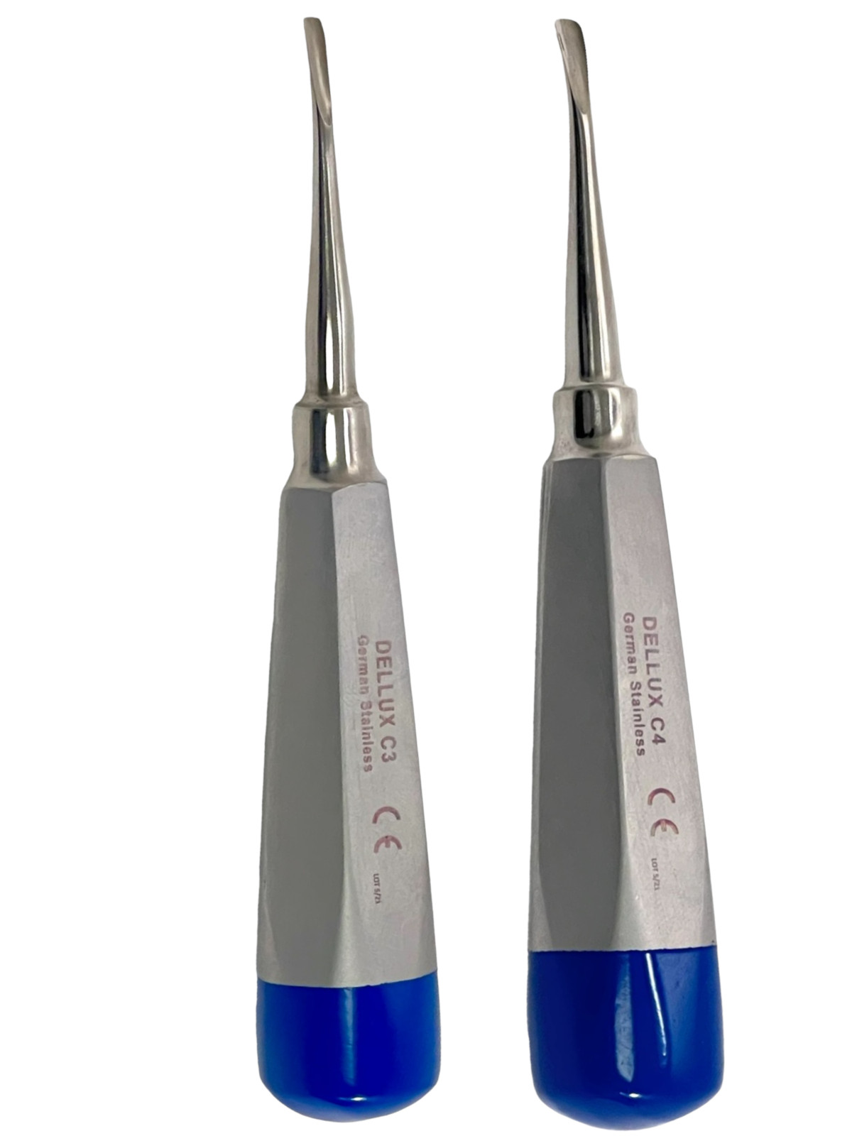 GERMAN DENTAL ELEVATOR EXTRACTING LUXATING APICAL ROOT ELEVATOR 3,4MM BLUE CVD