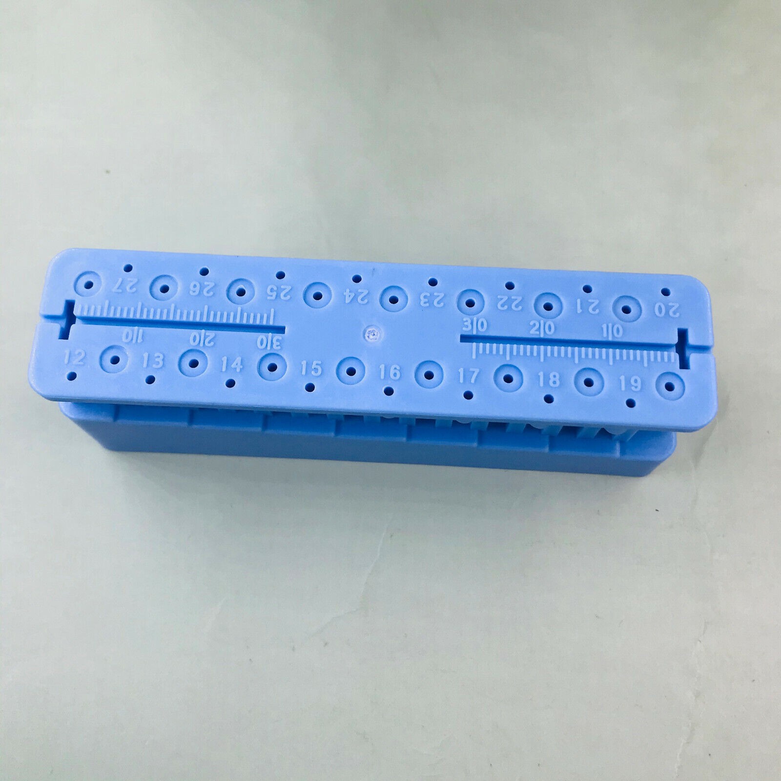 1 Pc Dental Autoclavable Endo Measuring Block Files Accessory Holder Stand Ruler