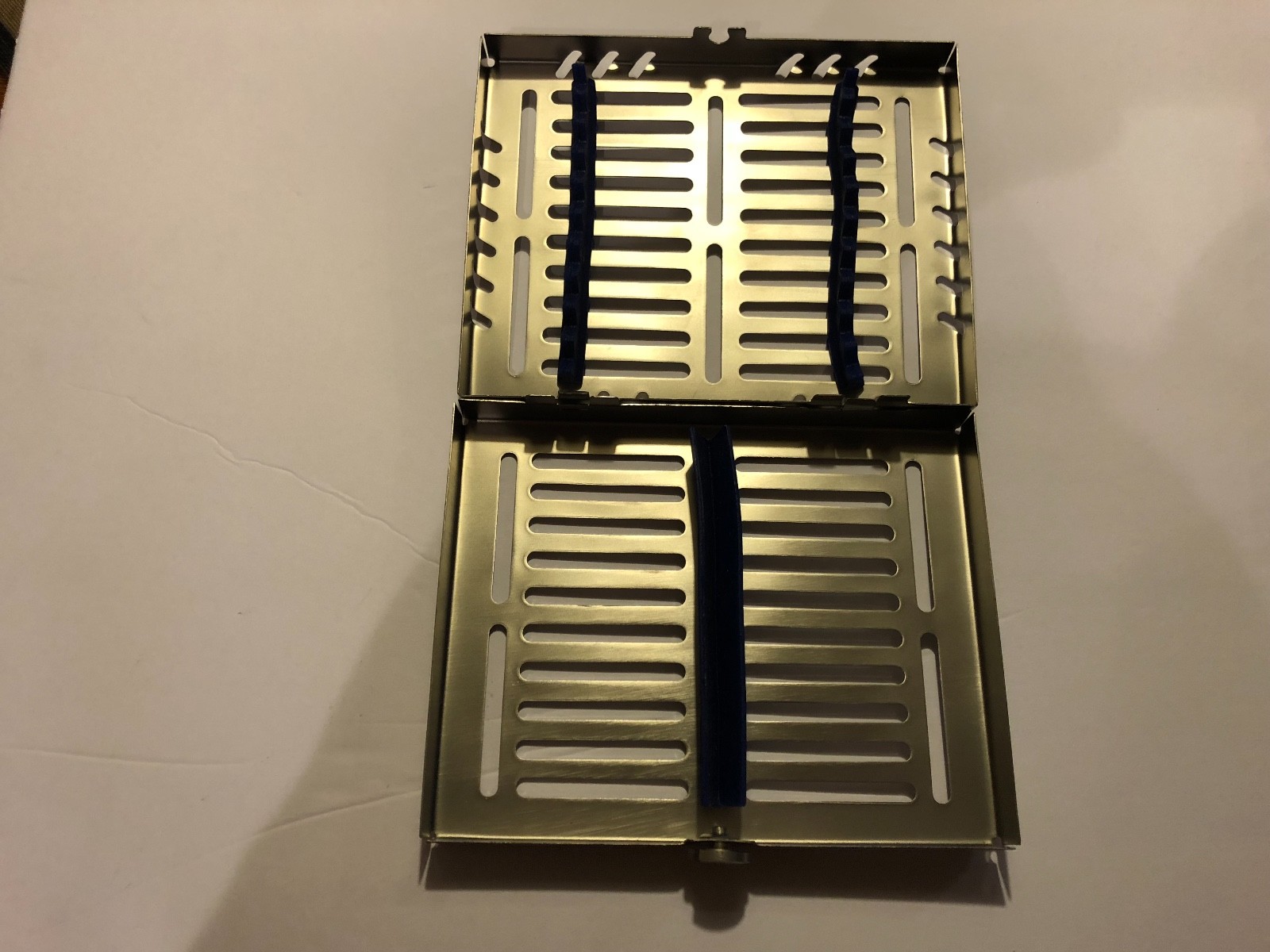 Dental Instrument Autoclavable Sterilization Cassette Tray Holds 10pcs