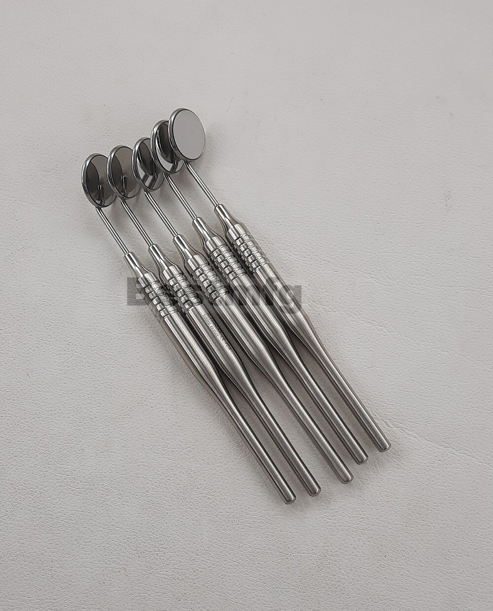Mouth Mirror With Handle Stainless Steel Dental Basic Instrument Set Of 5 Pieces