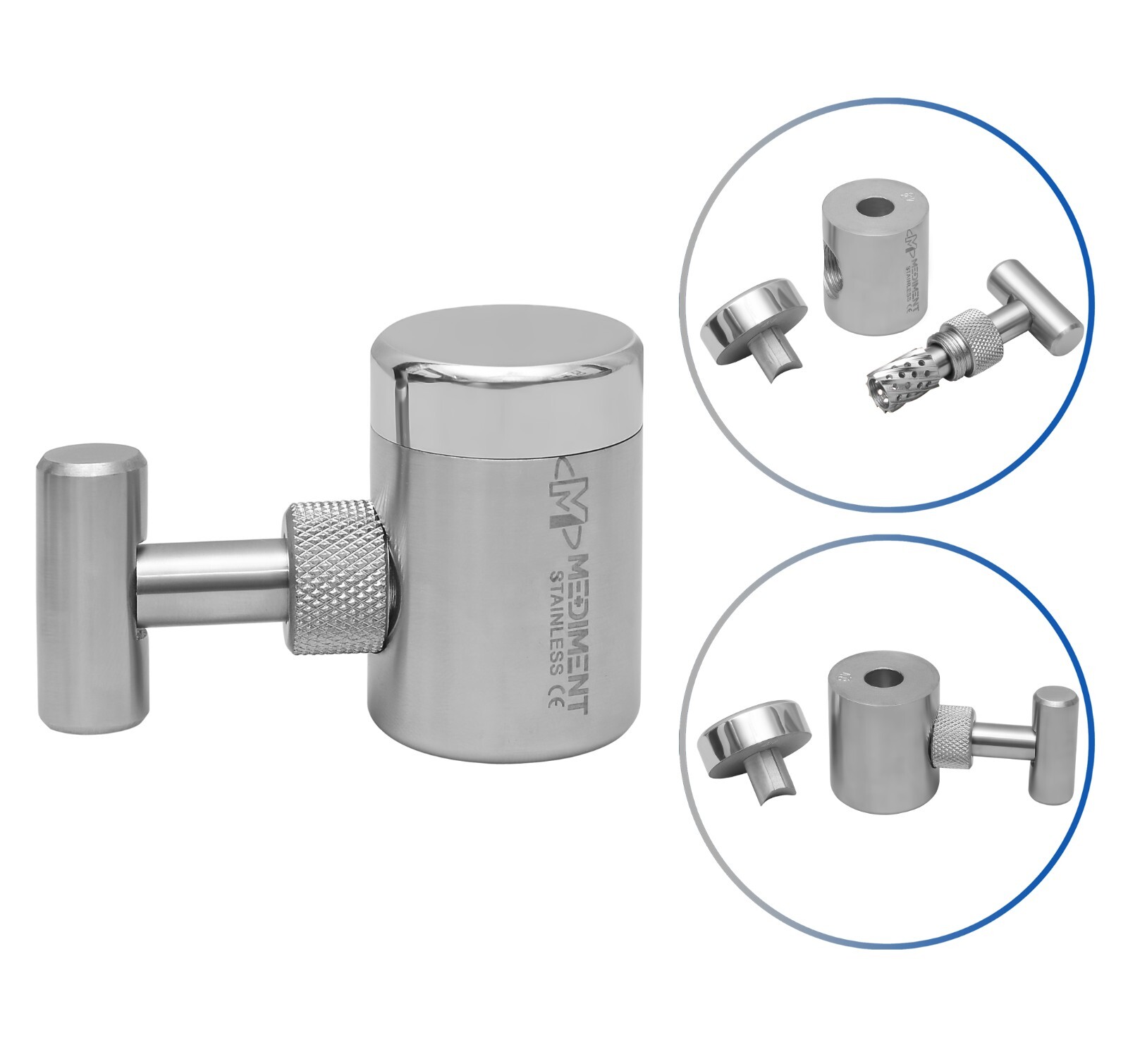 Dental Bone Mill Bone Crusher Implants Instrument Orthodontic NEW