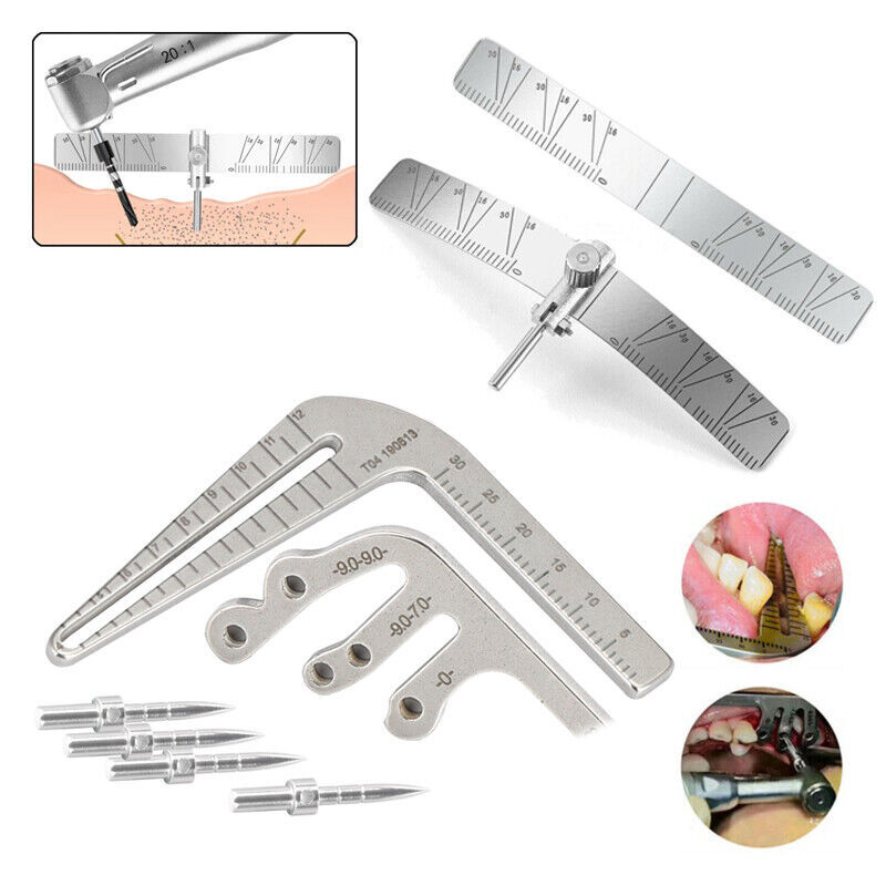 Dental Implant Locating Guide Surgical Positioning Angle Ruler/Guage Locator L&S