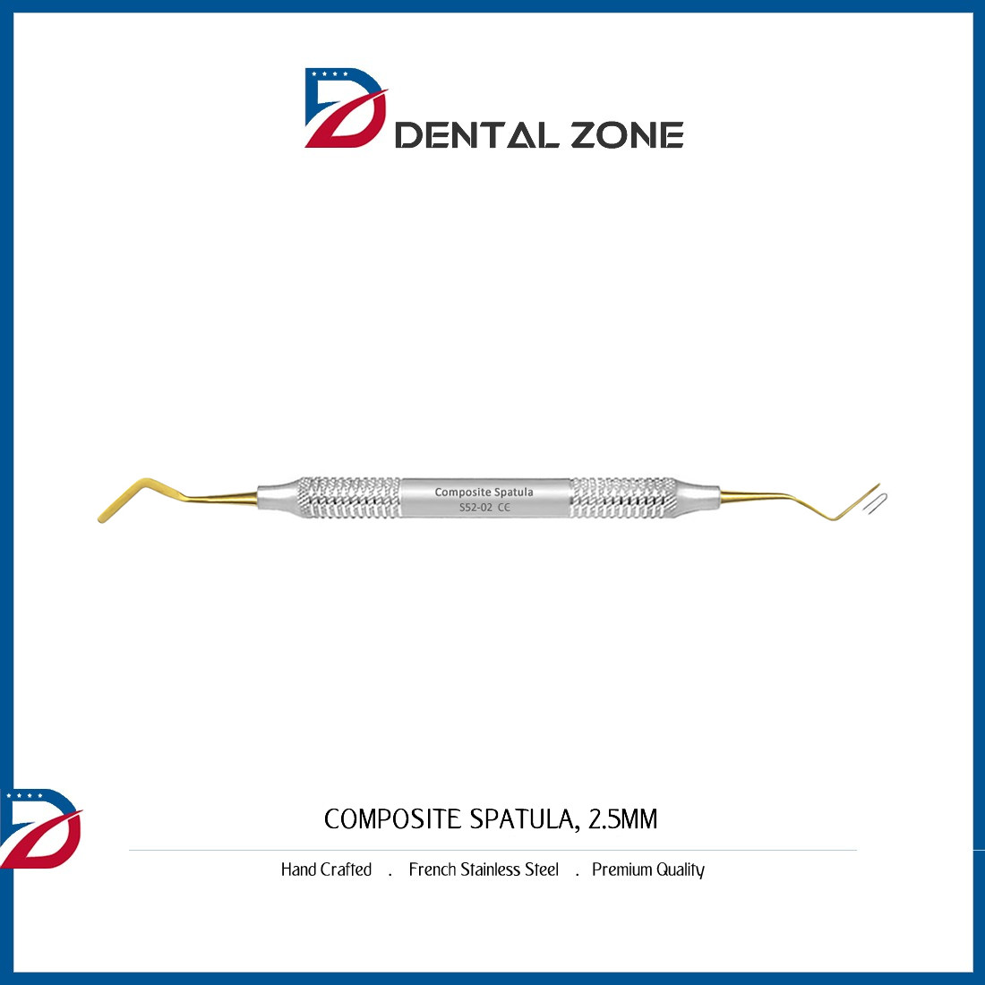 DENTAL HEIDEMANN COMPOSITE SPATULA 1.5 MM & 2.0 MM *SET OF 2*