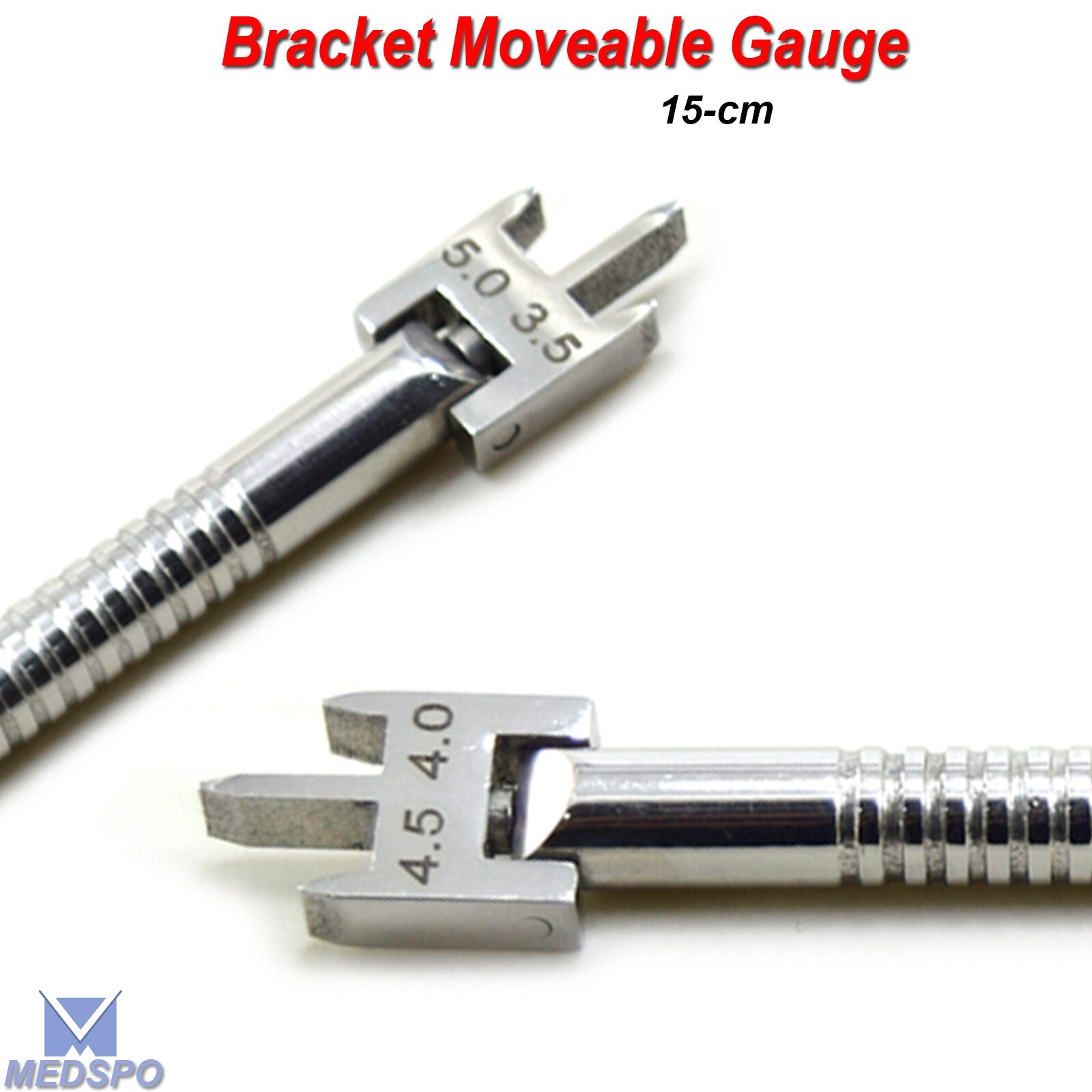 Orthodontic Bracket Positioning Height Gauge Wick Movable Head Adjustable Tools