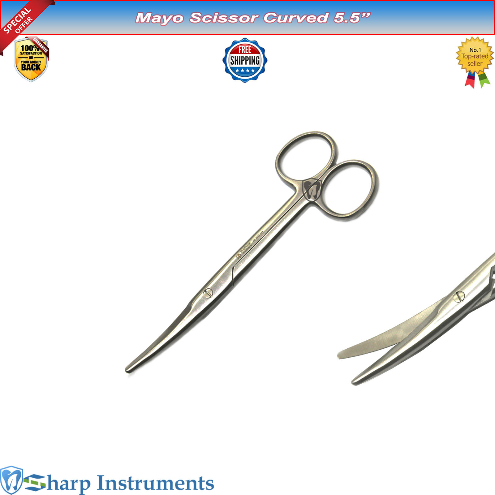 Veterinary Plastic Surgery Kit Hemostat Forceps Medical Scissor Tissue Plier Set