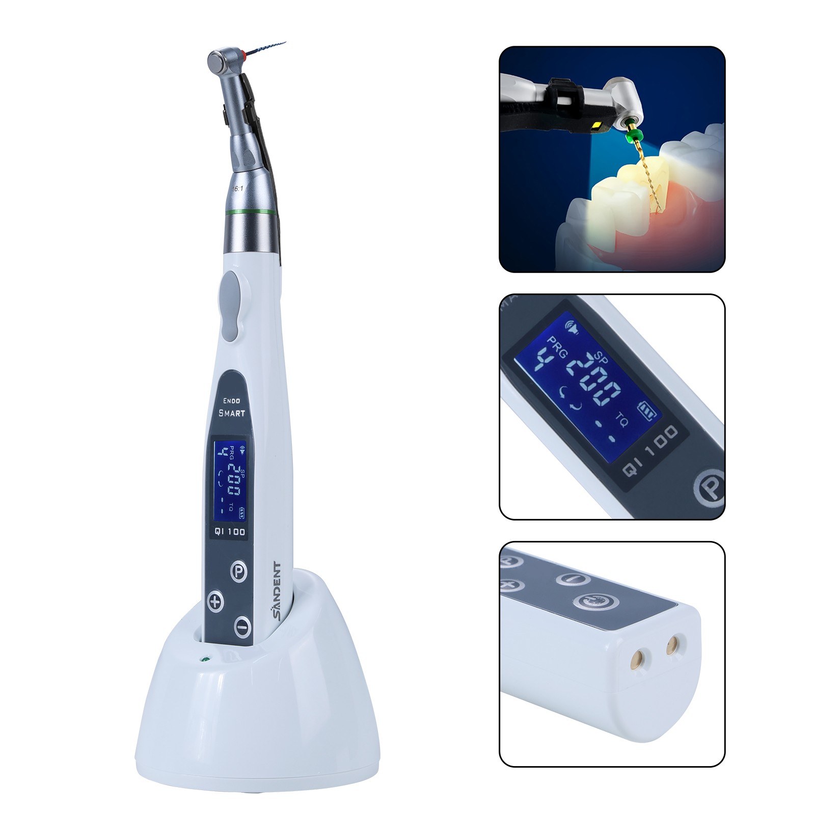 Dental Endo 1:1 Contra Angle Head /LED Endo Motor 16:1 Reciprocating Handpiece