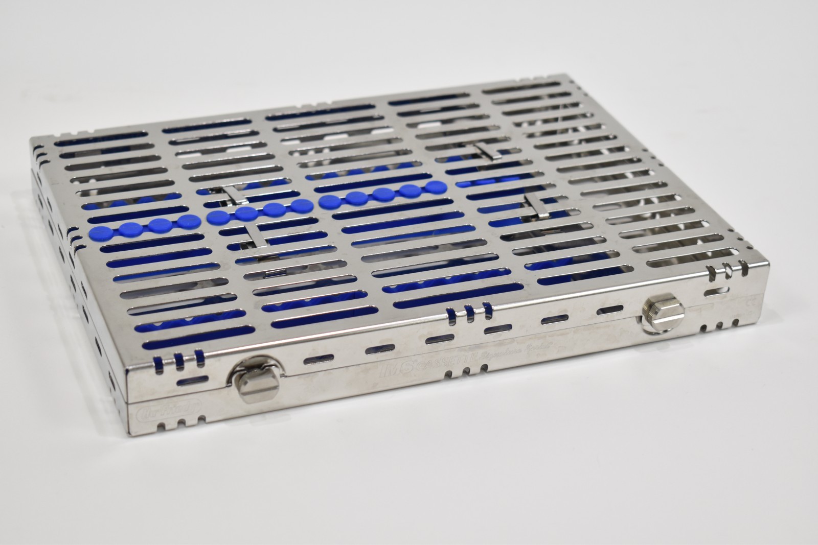 HU-FRIEDY IMS Signature Series Cassette, 16-Instrument, Large, Blue w/4 Clips