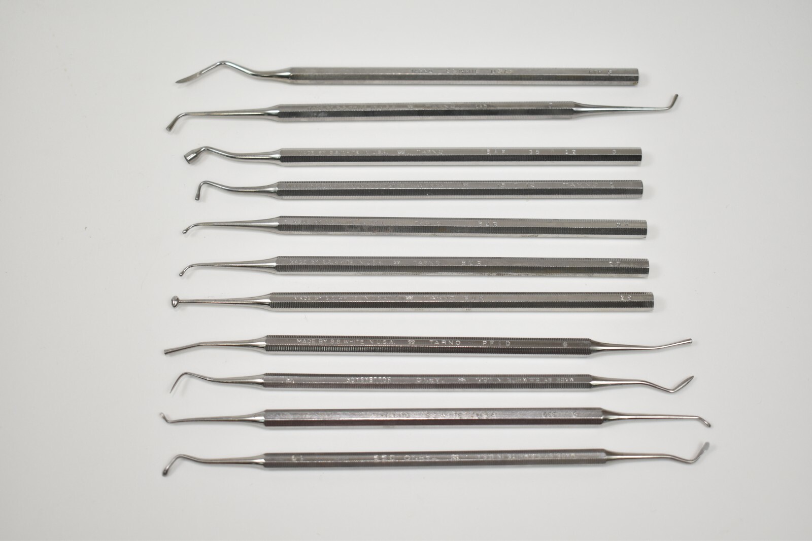 SS WHITE TARNO Dental Instruments Lot of 11 Dental Tools