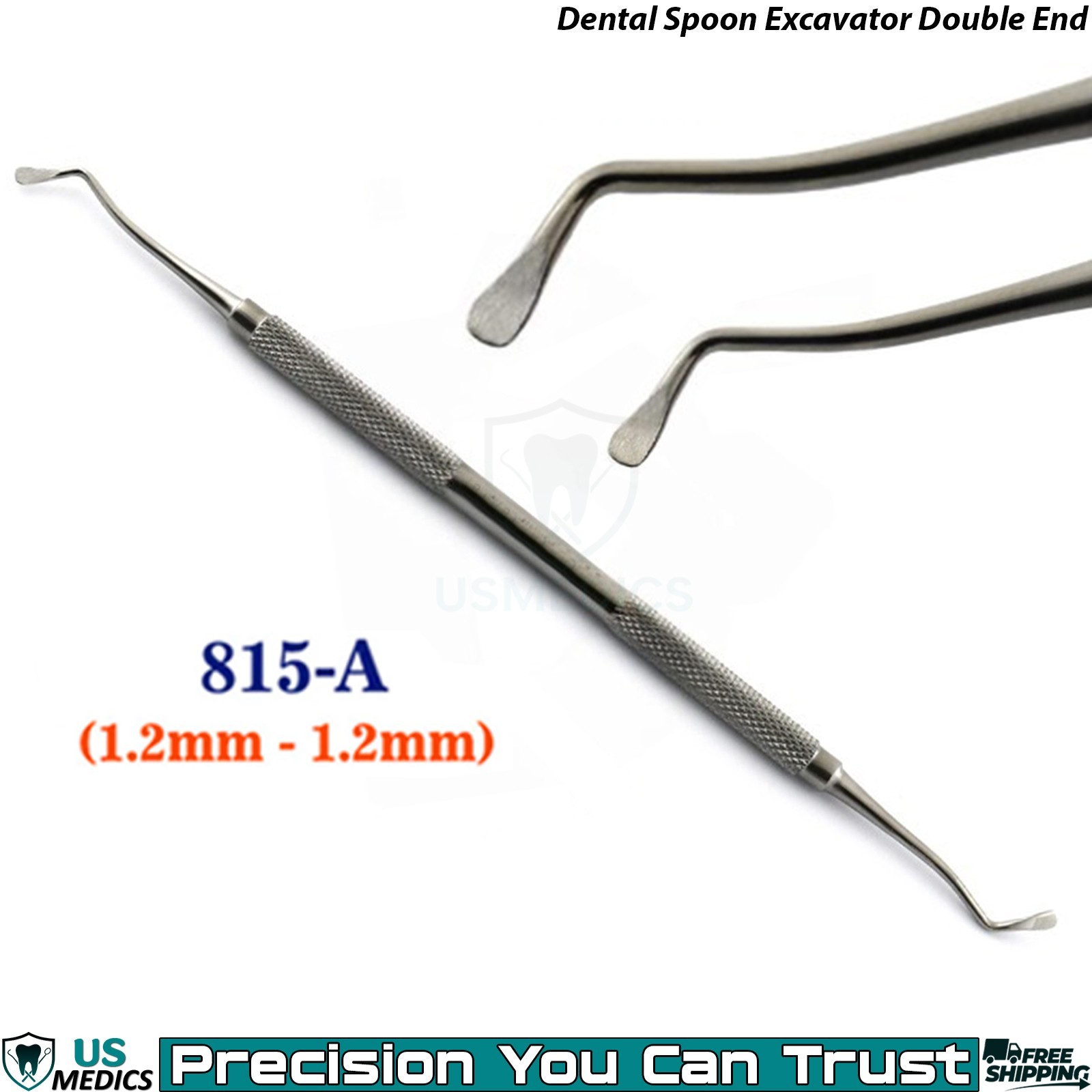 Dental Spoon Excavator 815 Double End Caries Removal Surgical Dentist Instrument