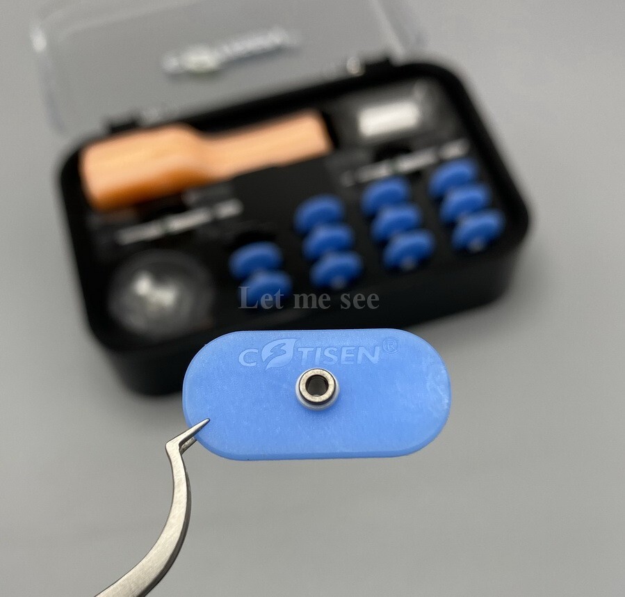 Dental Implant Guide System Thermoplastic Molding Discs Locator Positioning