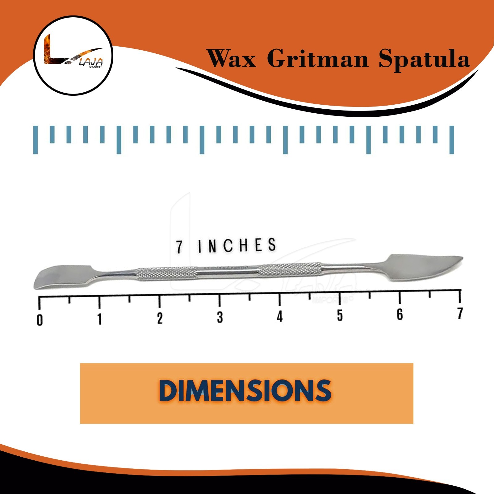 Gritman Spatula 4 Pcs Set 7.1″ Modelling Carver Double Ended Dental Instrument