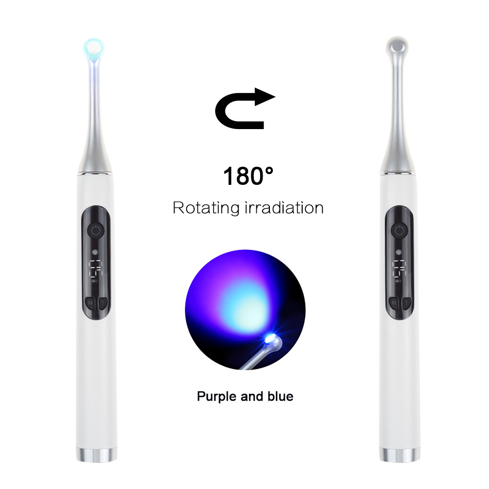 Dental Cordless Blue-violet LED Curing Light One Second Resin Cure Lamp+4 Models