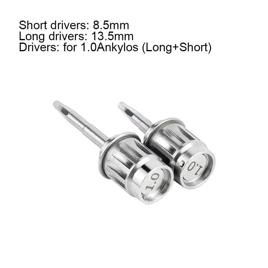 Dental Implant Abutment Hand Driver Hex Screwdriver Stainless Steel Long+Short