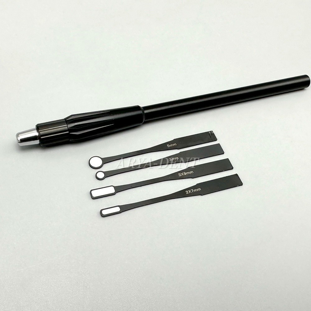 Dental Micro Mouth Mirror Reflector Detachable Handle Flexible Odontoscope Set