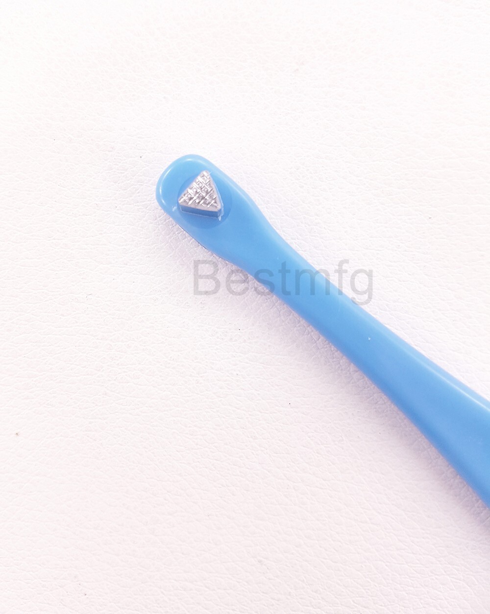 Dental Plastic Handle Molar Band Seater 135 Degree Autoclavable Light Blue Color