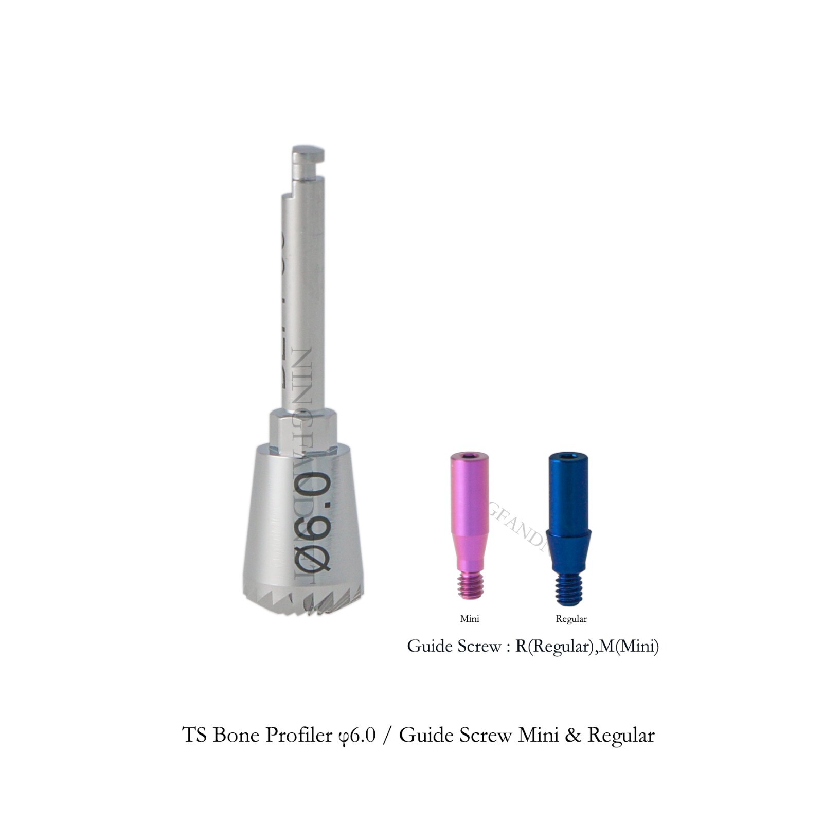 Dental Universal Implant TS Bone Profiler & Guide Screw Tool