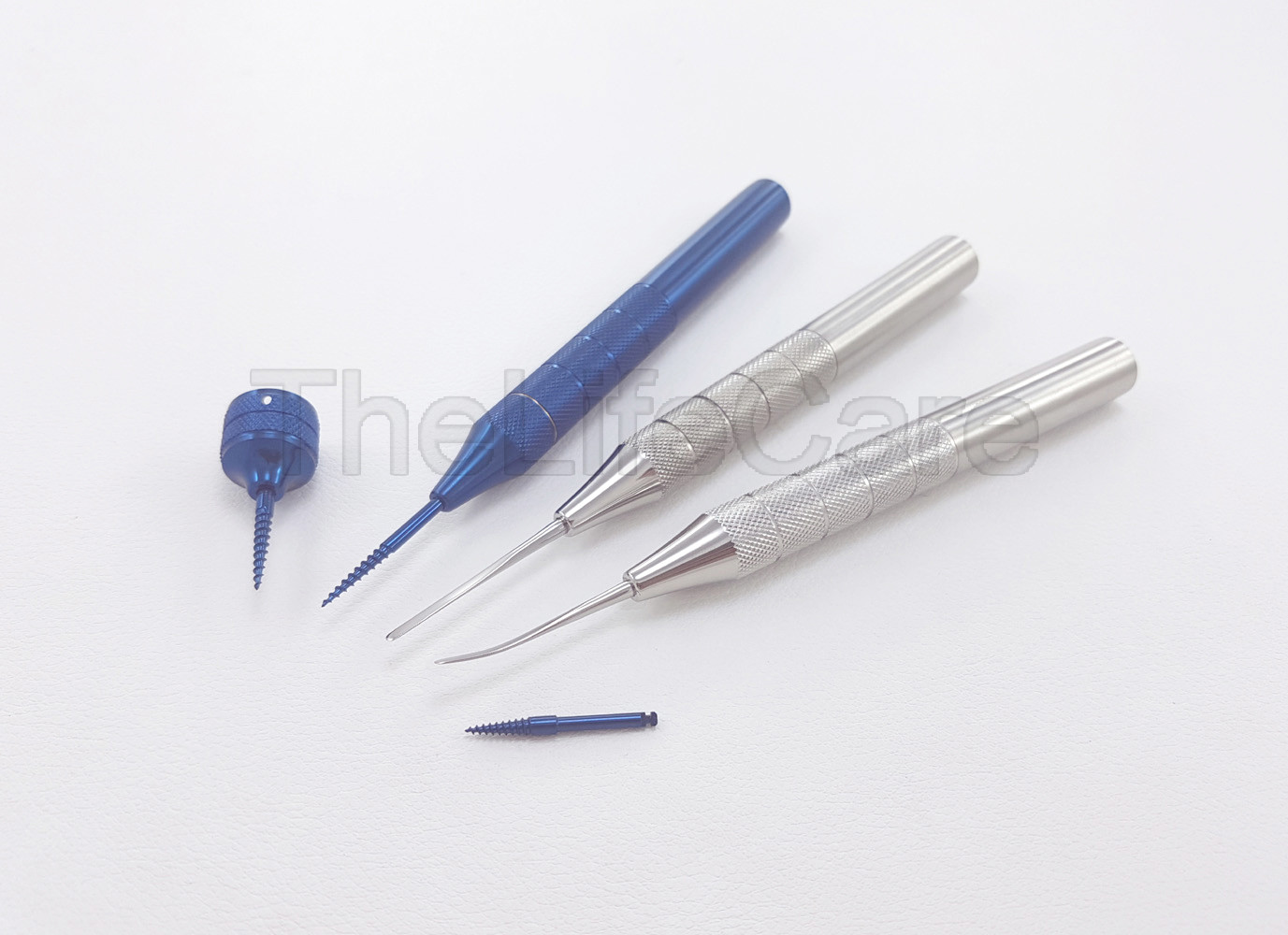 New Dental Root Extraction Screw Flex Periotomes Kit Luxating Tools Set of 5 Pcs