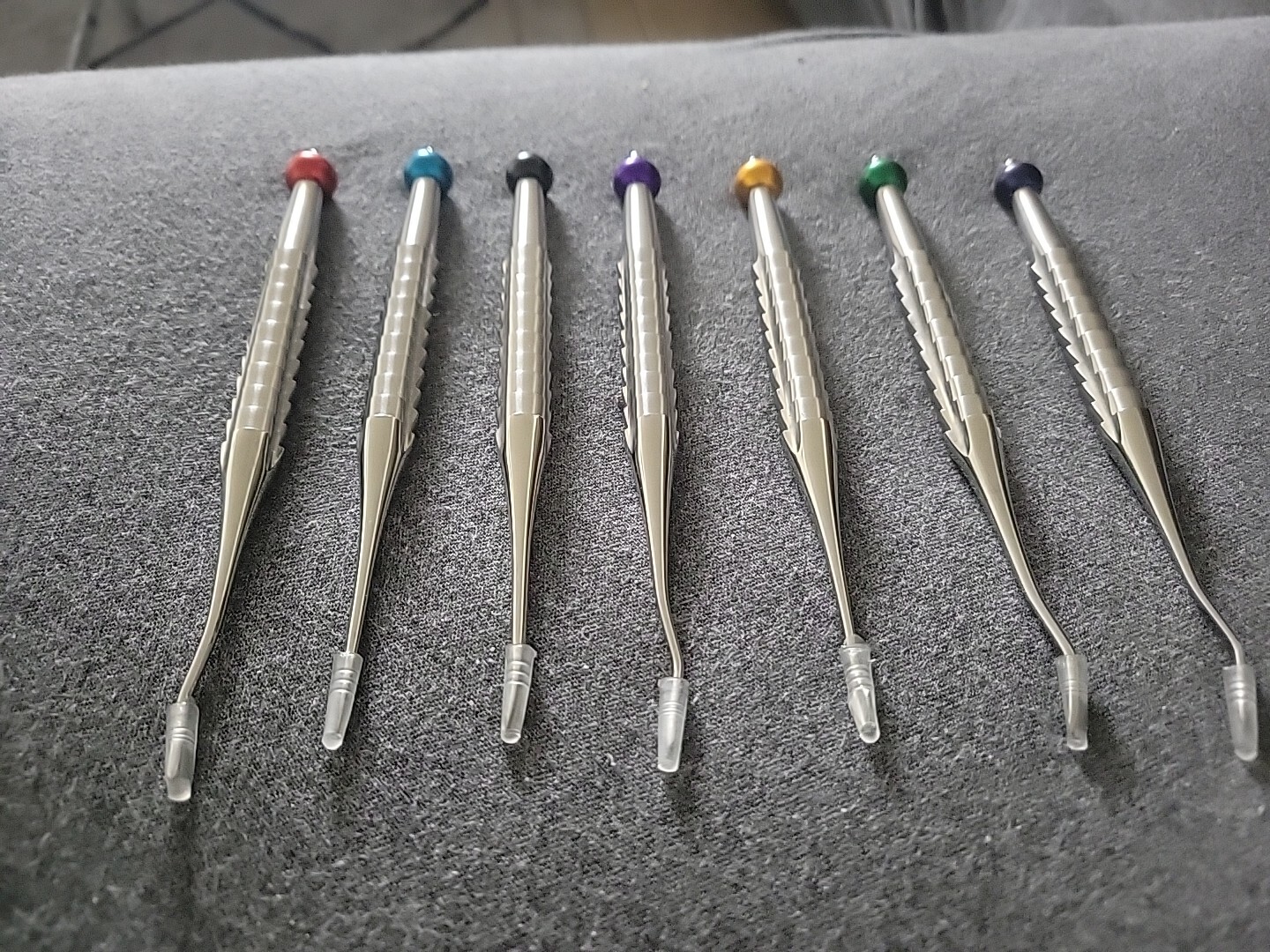 Dental Set of 7pcs PDL Elevator Tooth Extracting Extraction kit & Pouch