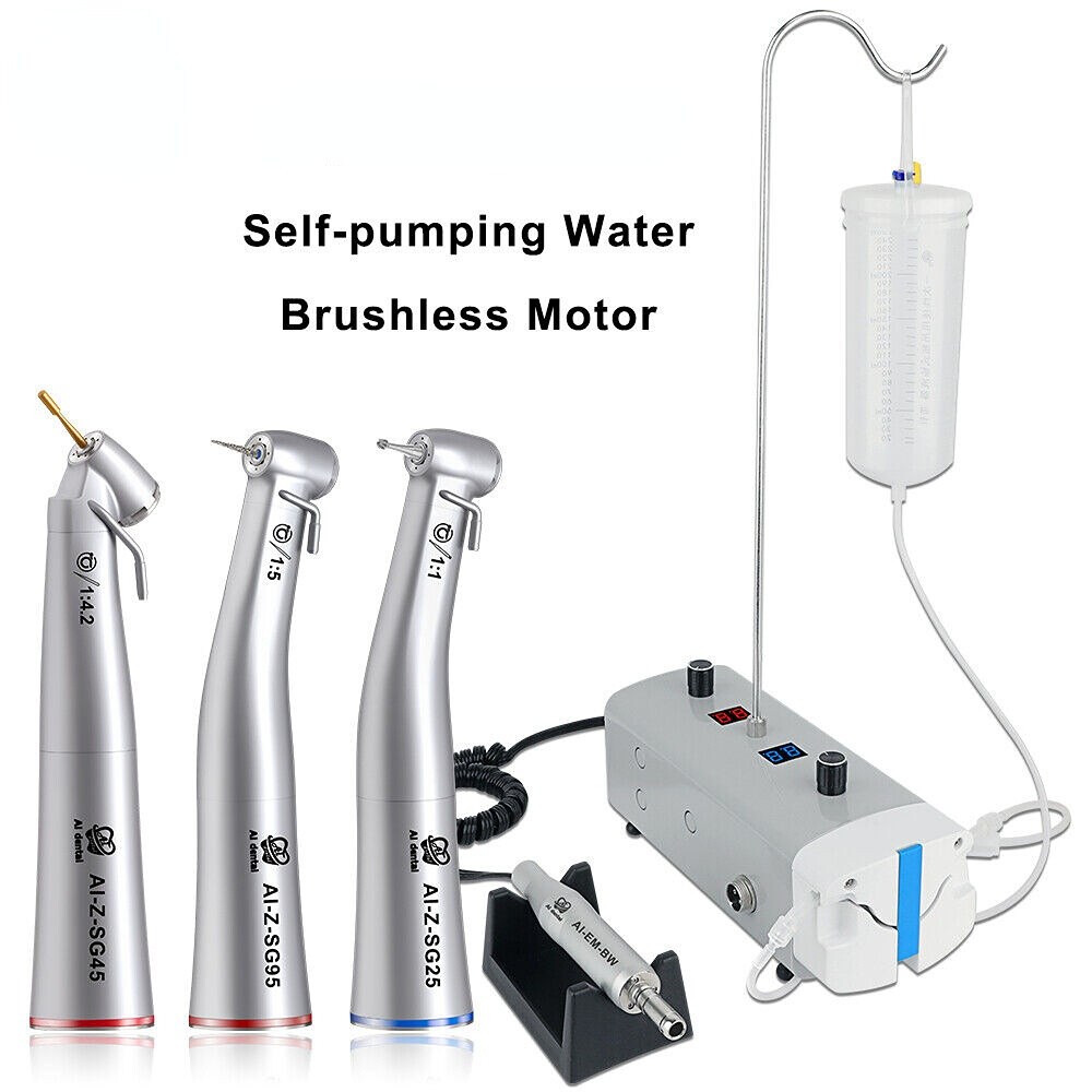 Surgical Dental Implant Brushless Motor Micromotor Self Water Pumping Non-optic
