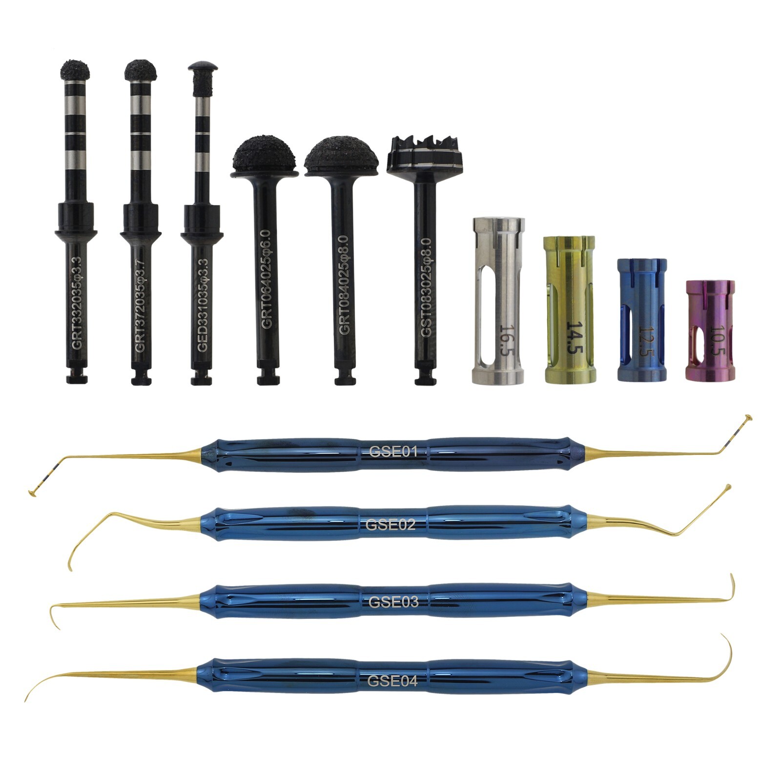 DASK Implant Advanced Sinus Lift Kit Diaomond Drill Stoper Elevation Instruments