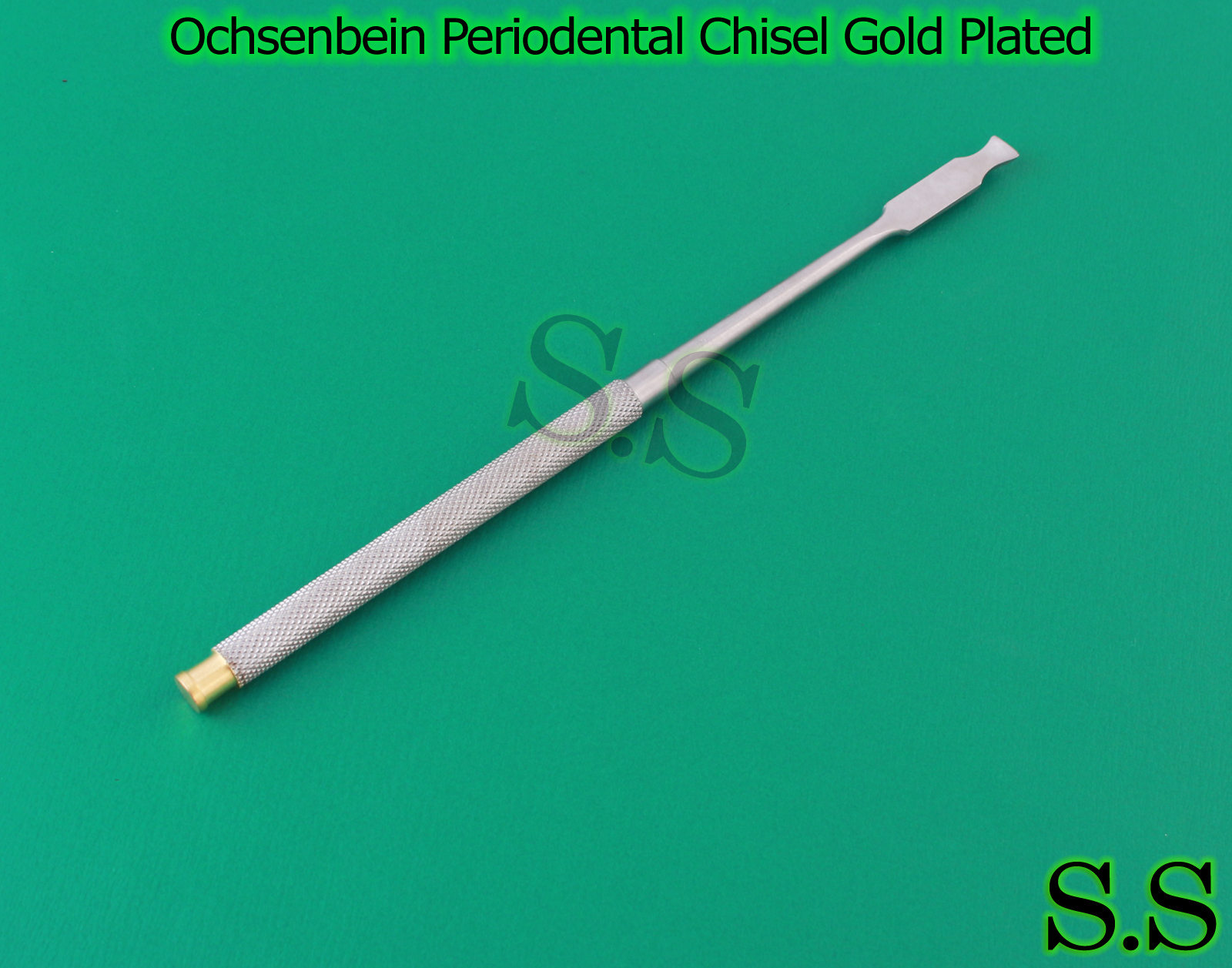 Ochsenbein Periodental Chisel Stainless Steel Gold Plated Dental Instruments