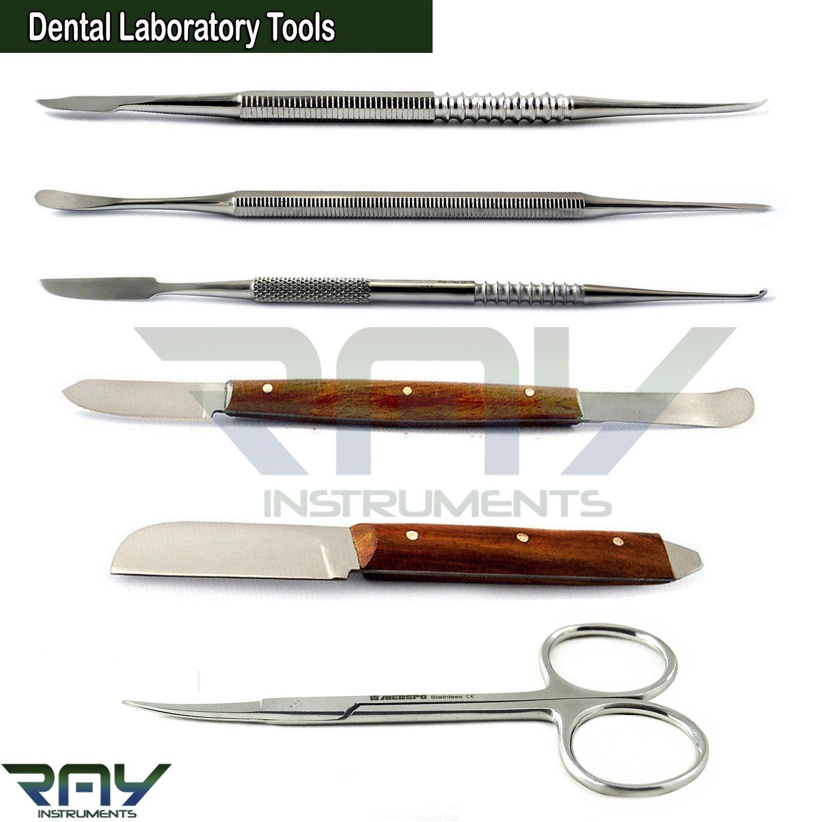 Wax & Modeling Zahle Beale Lecron Carvers Plaster Knife Dental Laboratory Tools