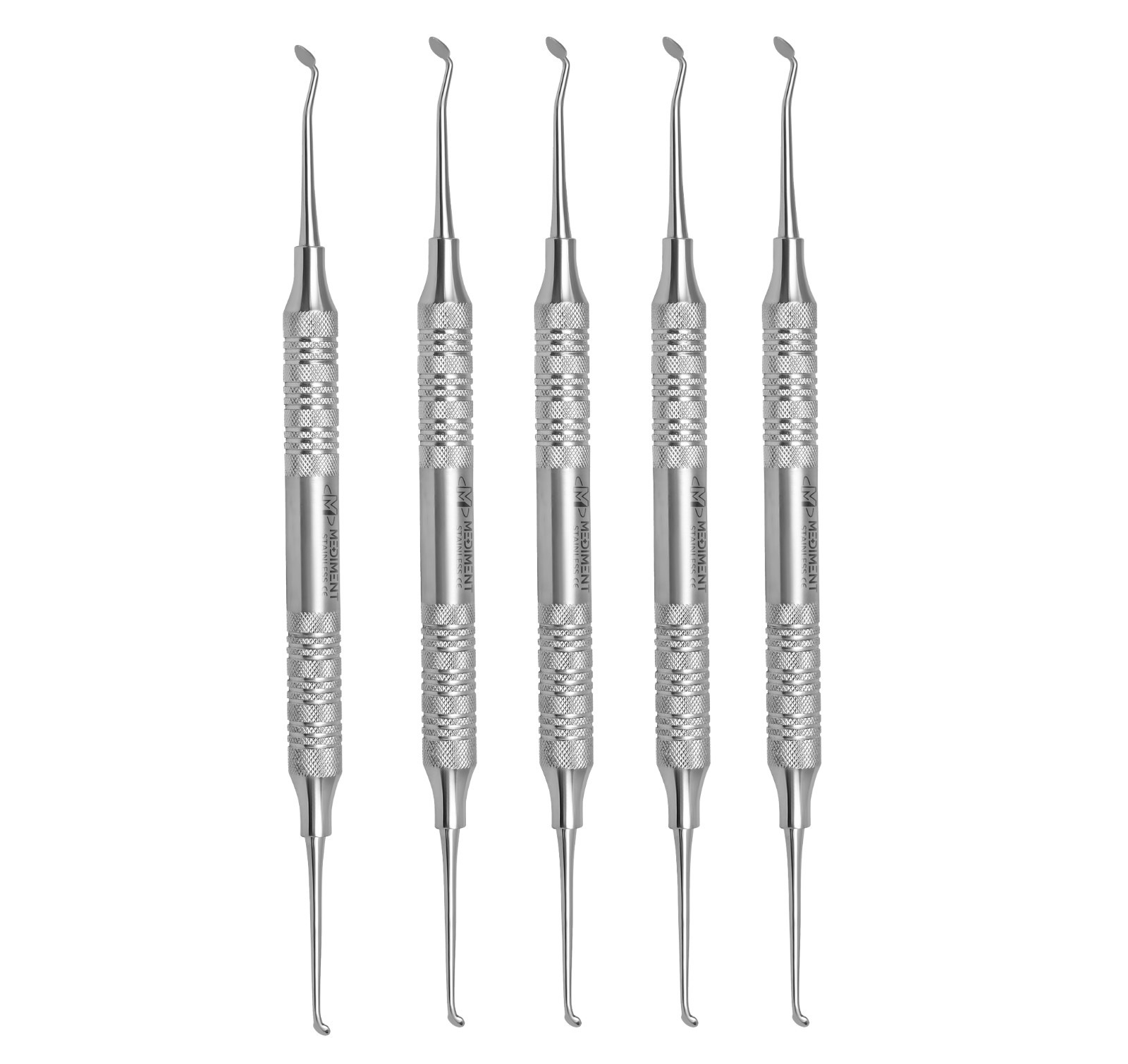 5 PCS DENTAL OPERATIVE INSTRUMENT CLEOIDE DISCOIDE # 3/6 8MM HOLLOW HANDLE