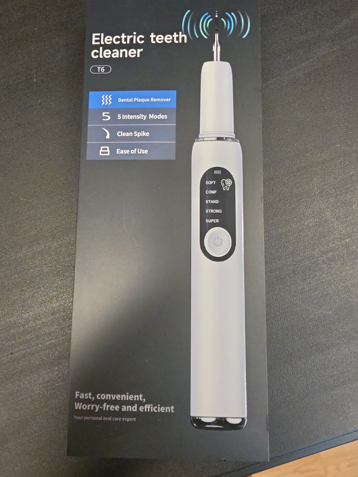 Ultrasonic Plaque & Tartar Remover for Teeth – Rechargeable Dental Scaler