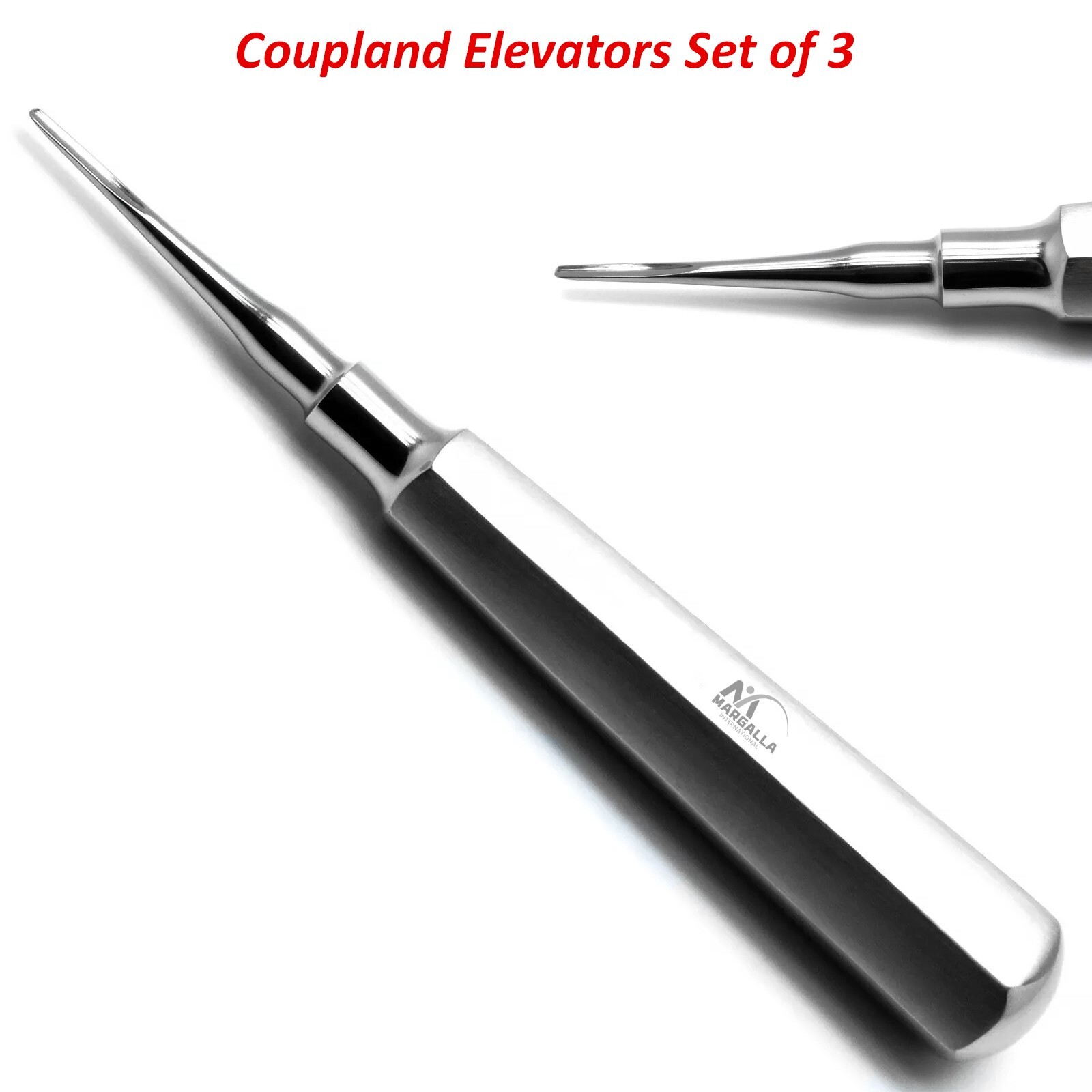 Coupland Elevators Dental Extraction Set Of 3 Surgical Root Extracting Loosen CE