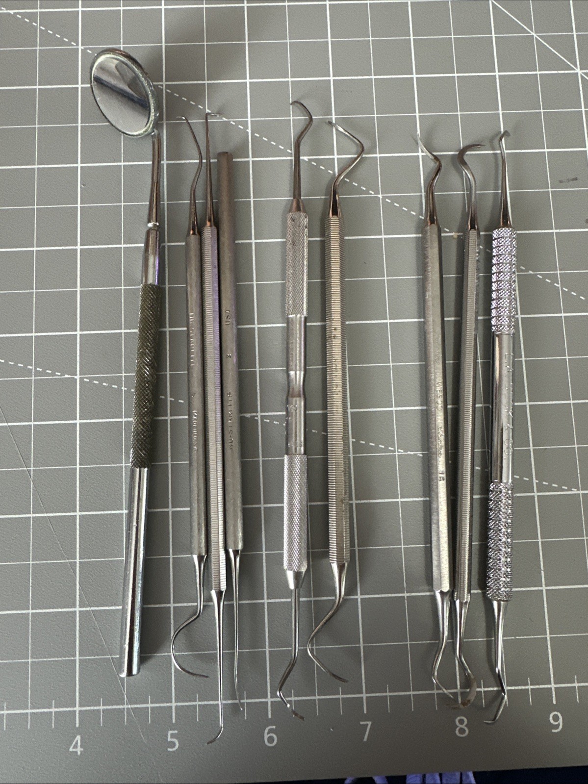 Mixed Lot Dental Instruments (9 Pieces)