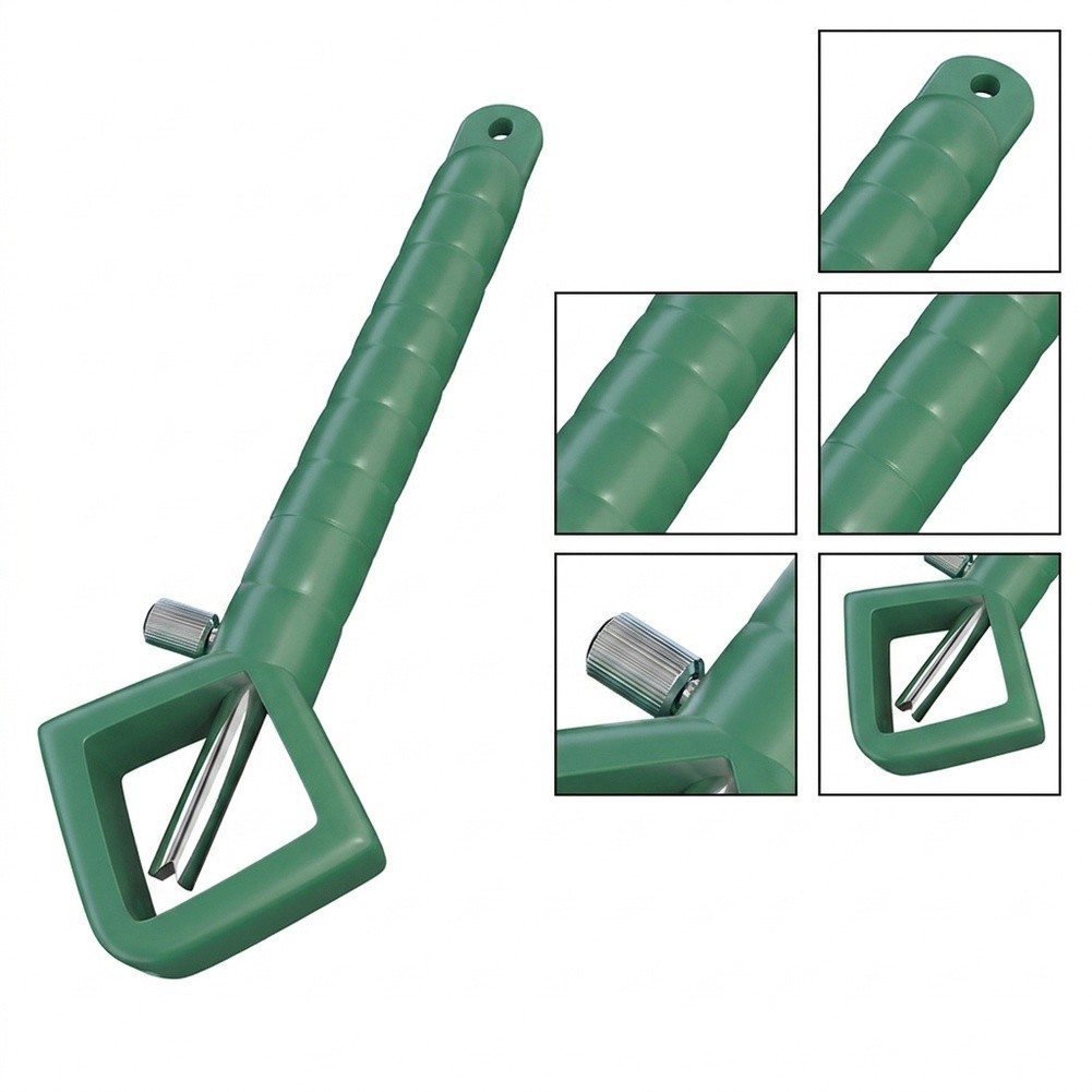 Industrial Grade Steel Stamp Handle 16.5x3x2cm for Cr V Alloy Type Green