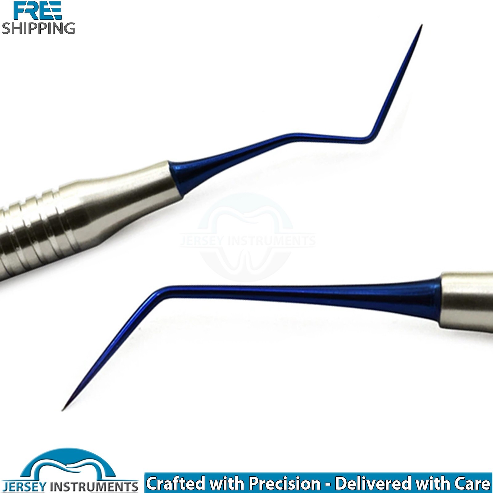 Dental DG-16 Explorer Blue Tips Double Ended Explorer Examination Diagnostic New