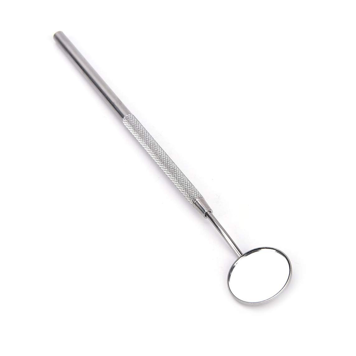 Dental Mouth Teeth Inspection Mirror #5 with Stainless Handle Total Length 6.5″