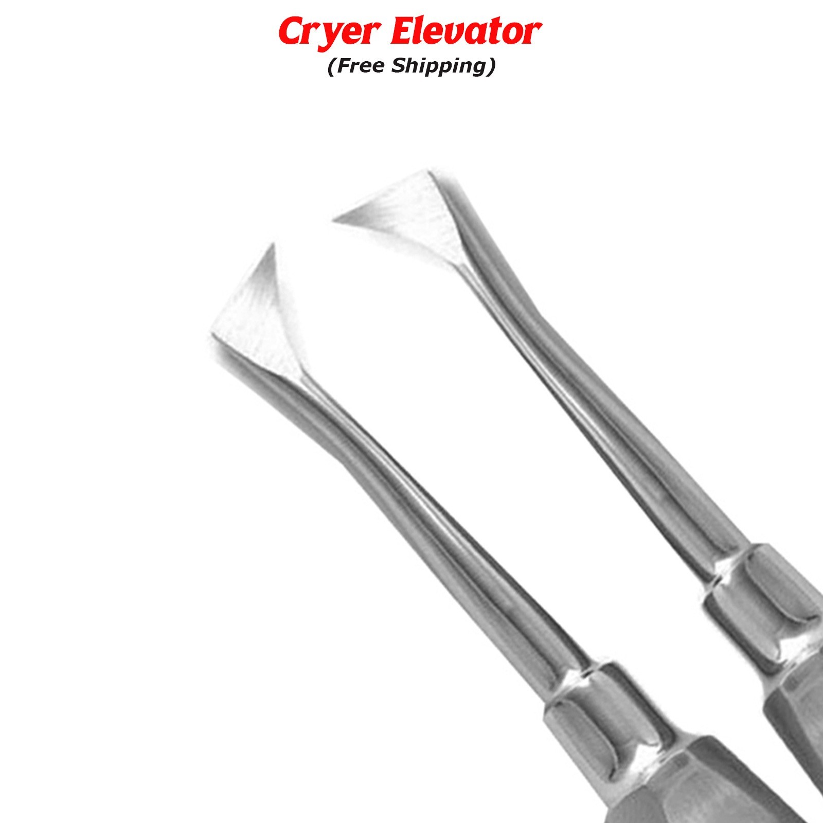 Dental Tooth Extraction Cryer Elevators Left & Right Surgical Root Instruments