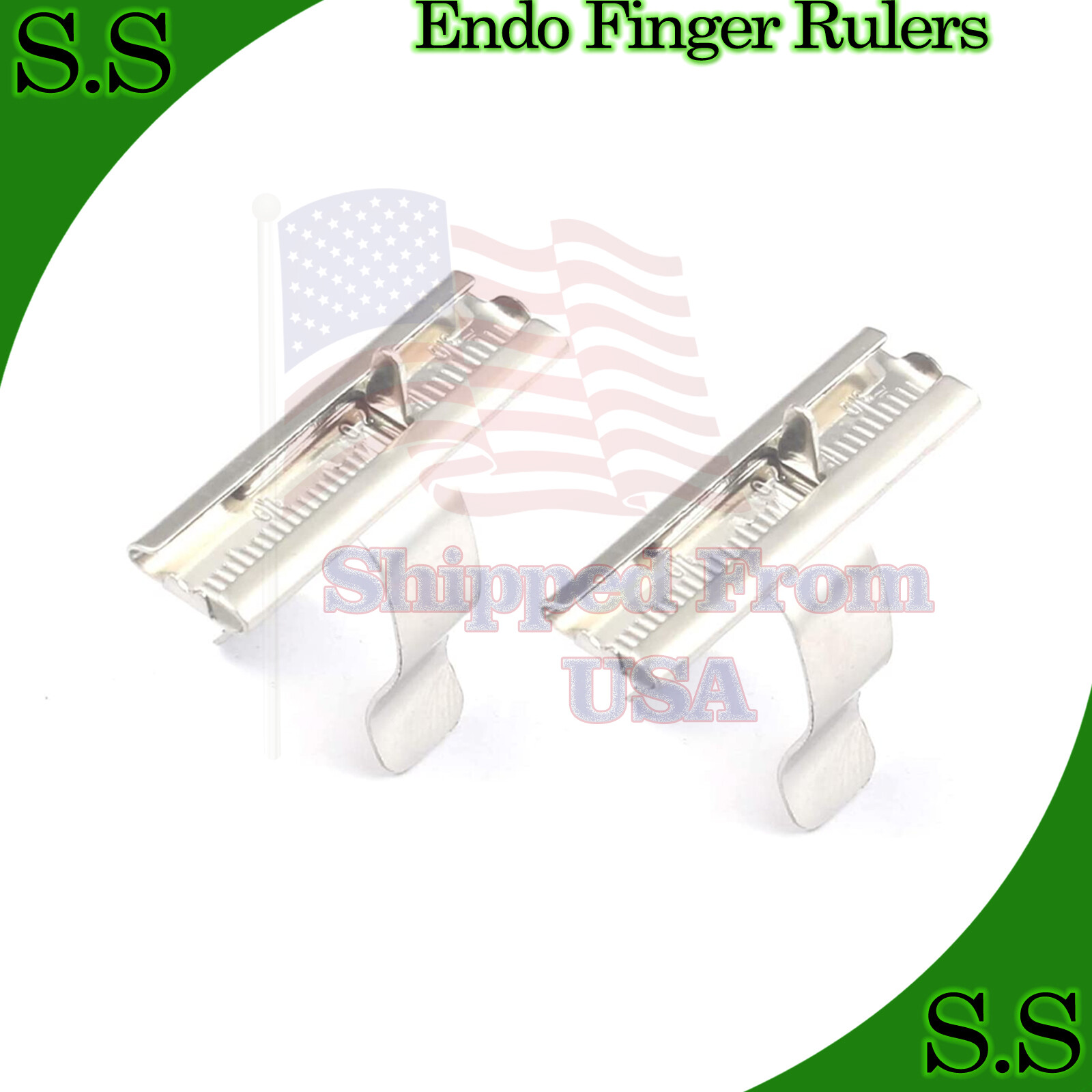 2 Endo Finger Rulers Endodontic Dental Instruments