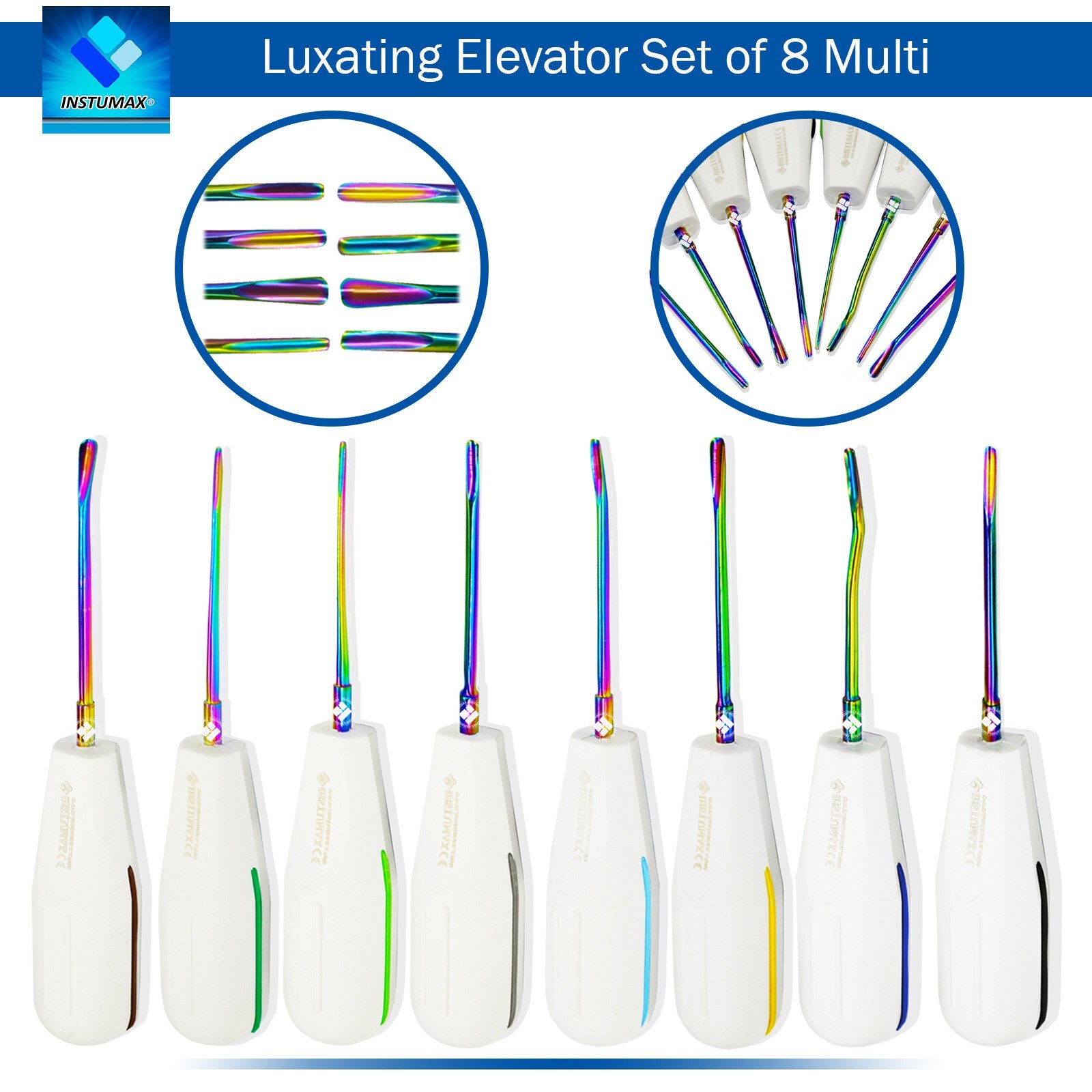 15 pcs Dental Luxating Elevators Extraction Surgical Instruments Oral Implant