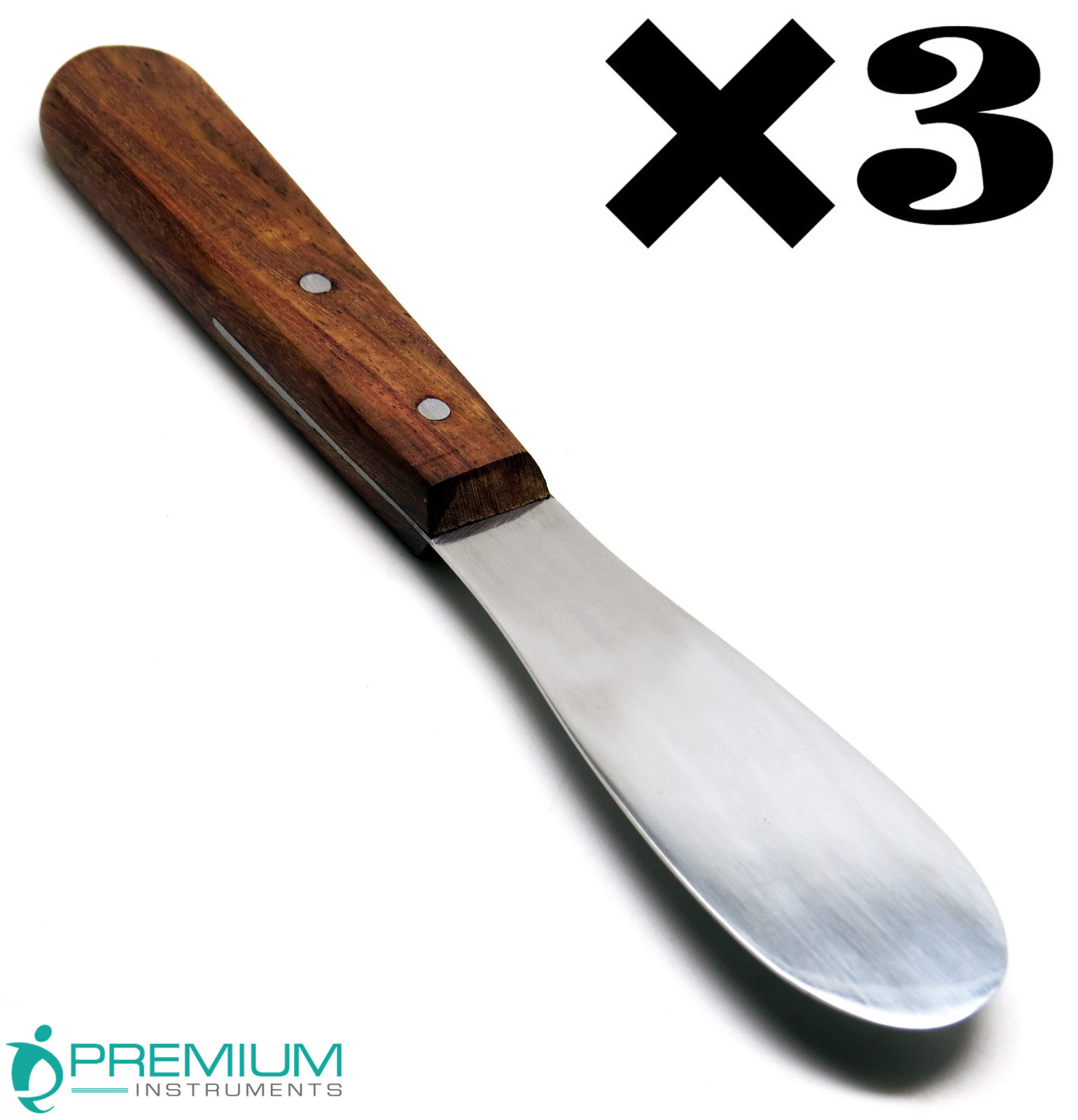 3× Dental Lab 8″ Spatula 11R Plaster Alginate Mixing Premium Instruments