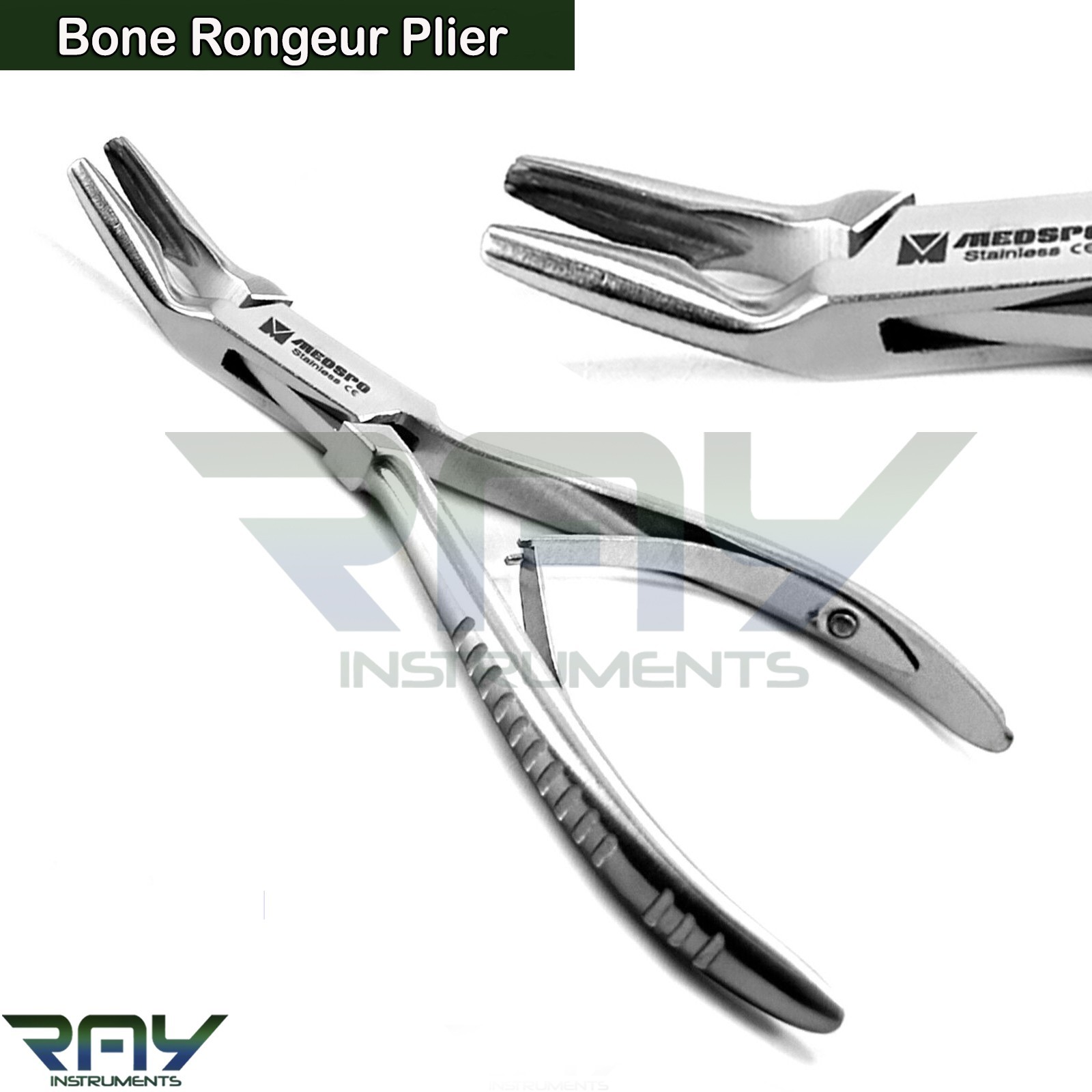 Dental Bone Grafting Crusher Mill Grinder Bone Rongeur Plier Bone Graft Packer