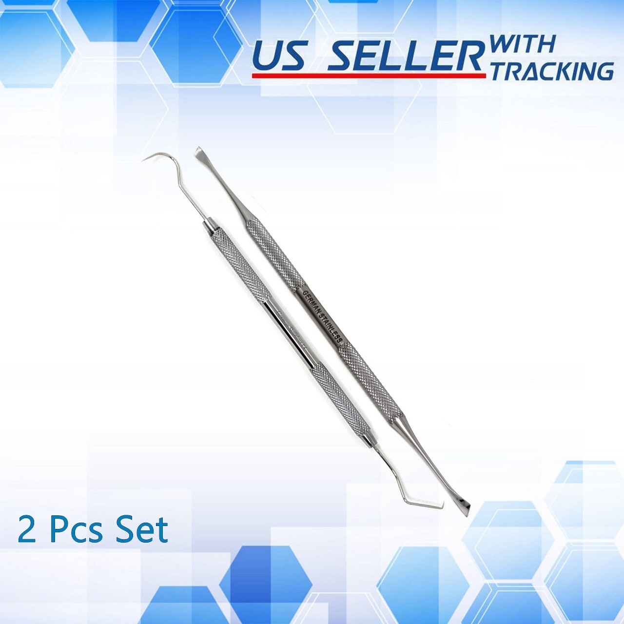 Dental Teeth Cleaning Pick Dentist Floss Plaque Remover Oral Care Tooth Tool 2x